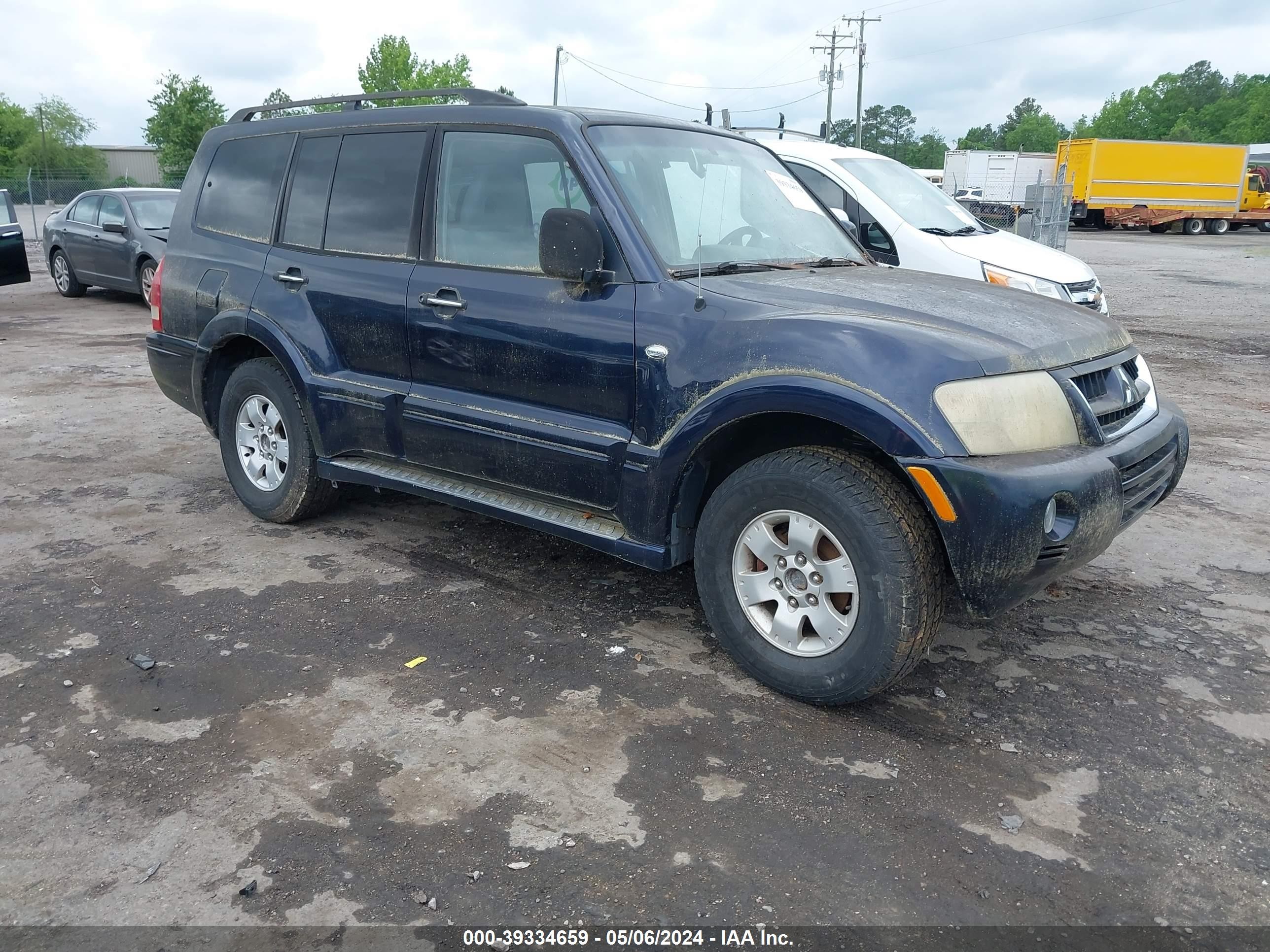 MITSUBISHI MONTERO 2003 ja4nw31s73j025444