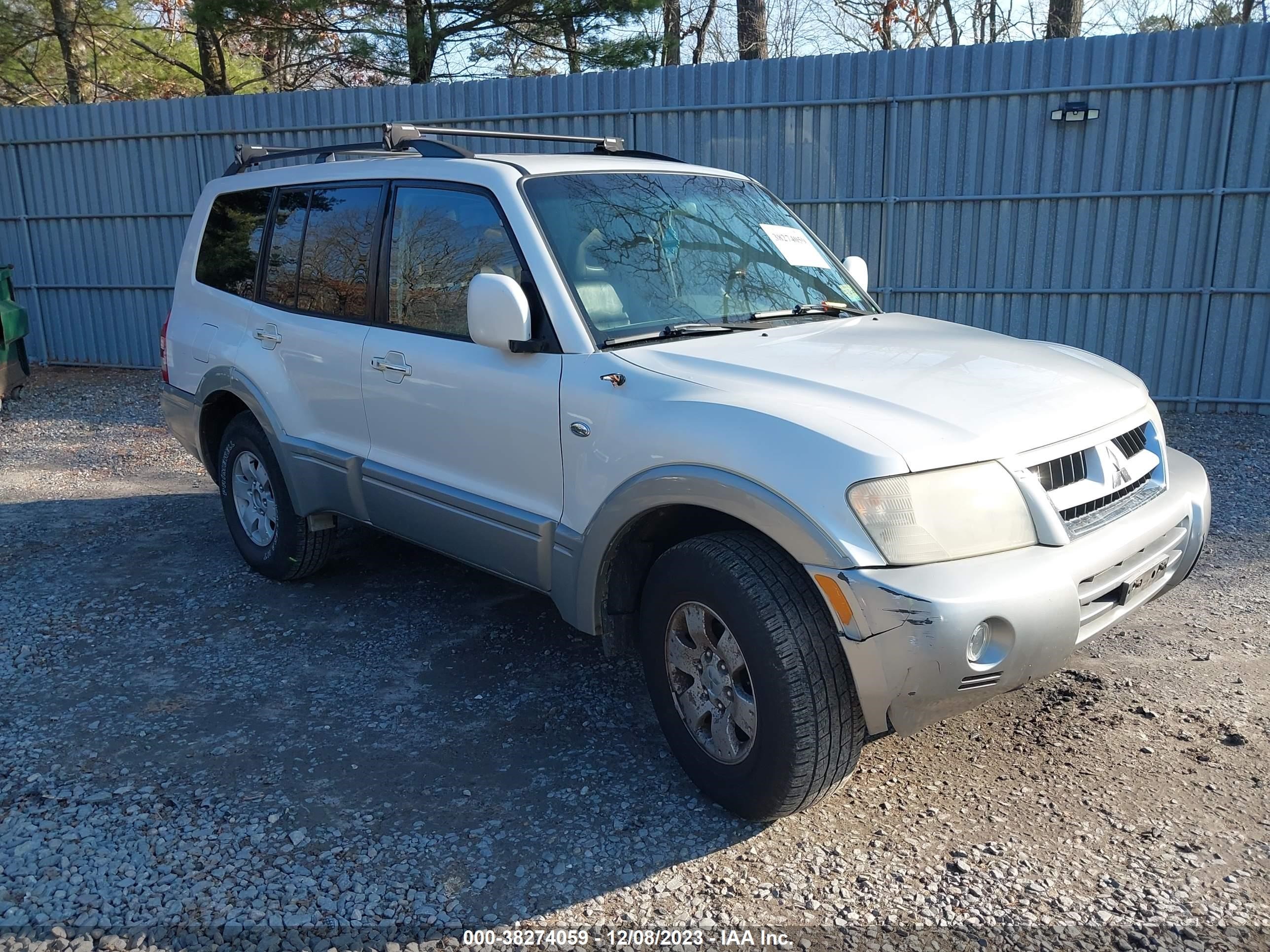 MITSUBISHI MONTERO 2003 ja4nw51sx3j038040