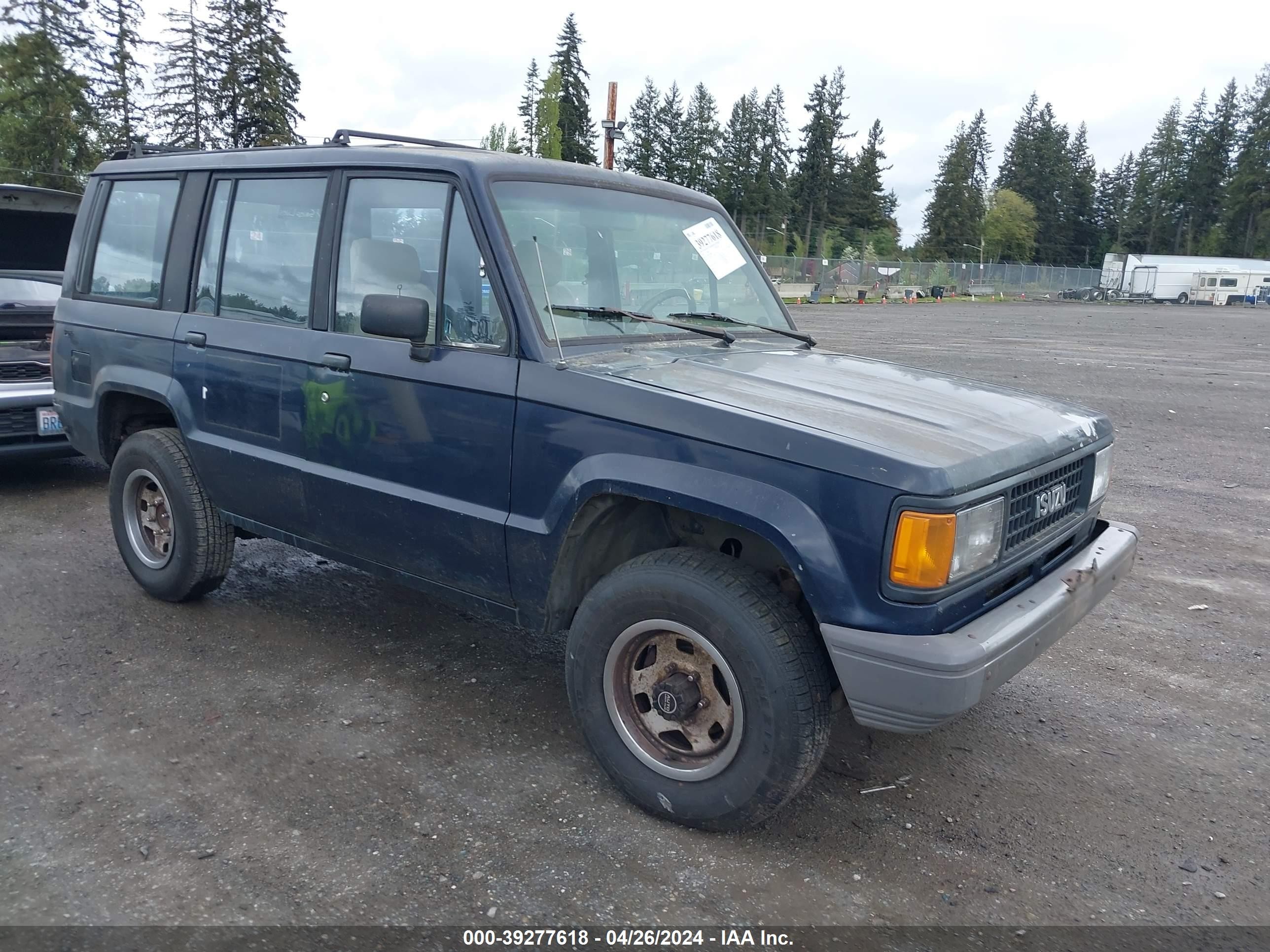 ISUZU TROOPER 1989 jacch58e1k8908589