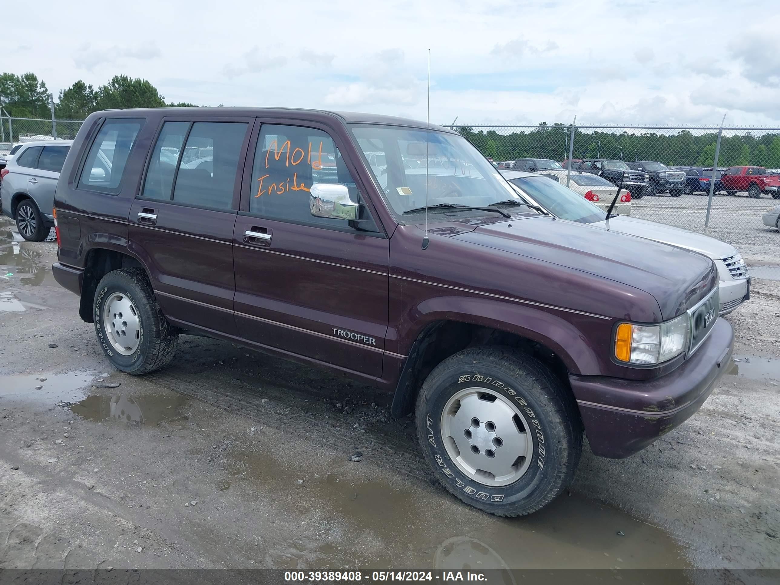 ISUZU TROOPER 1994 jacdh58vxr7921166