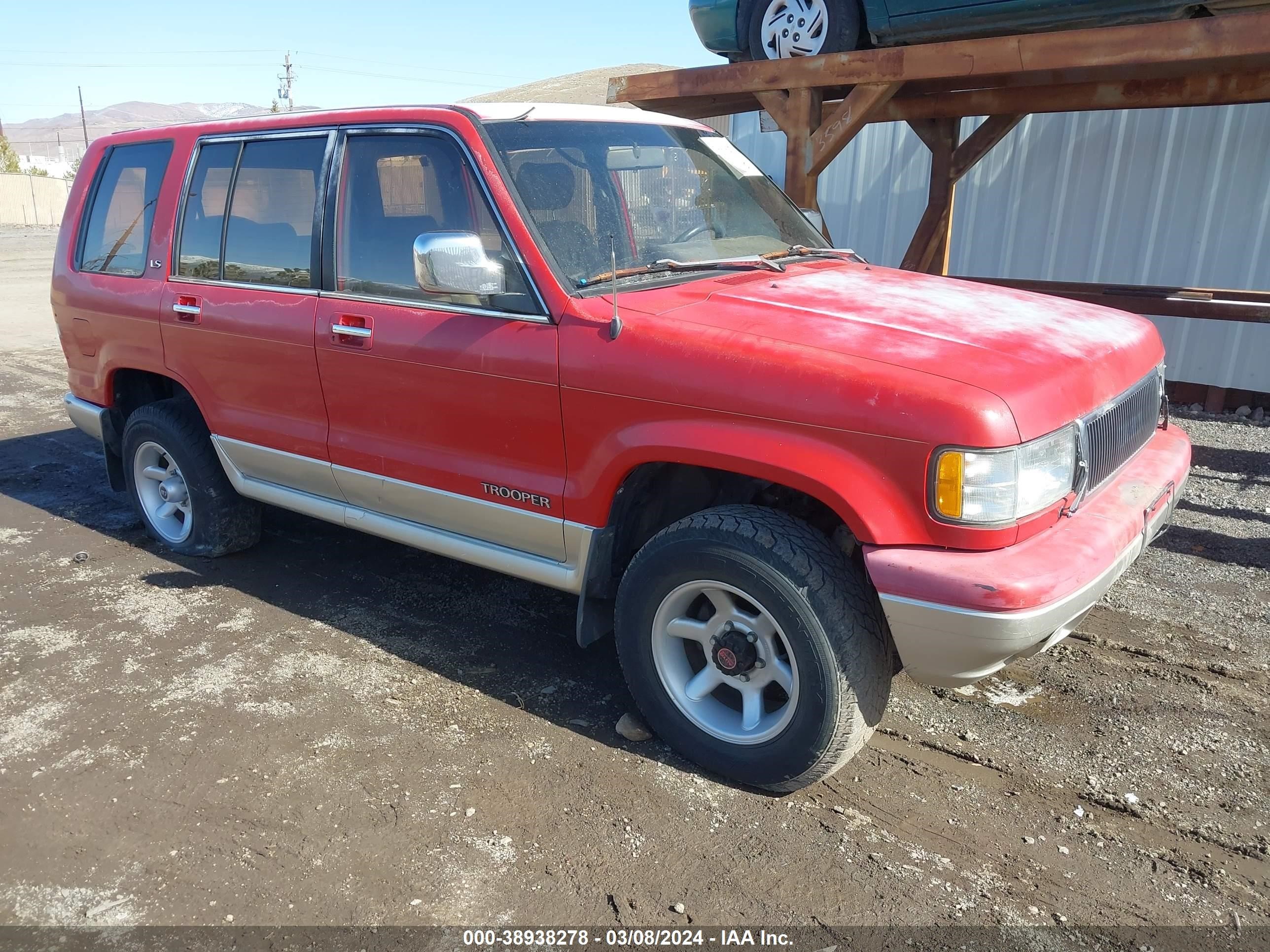 ISUZU TROOPER 1994 jacdh58w8r7906061