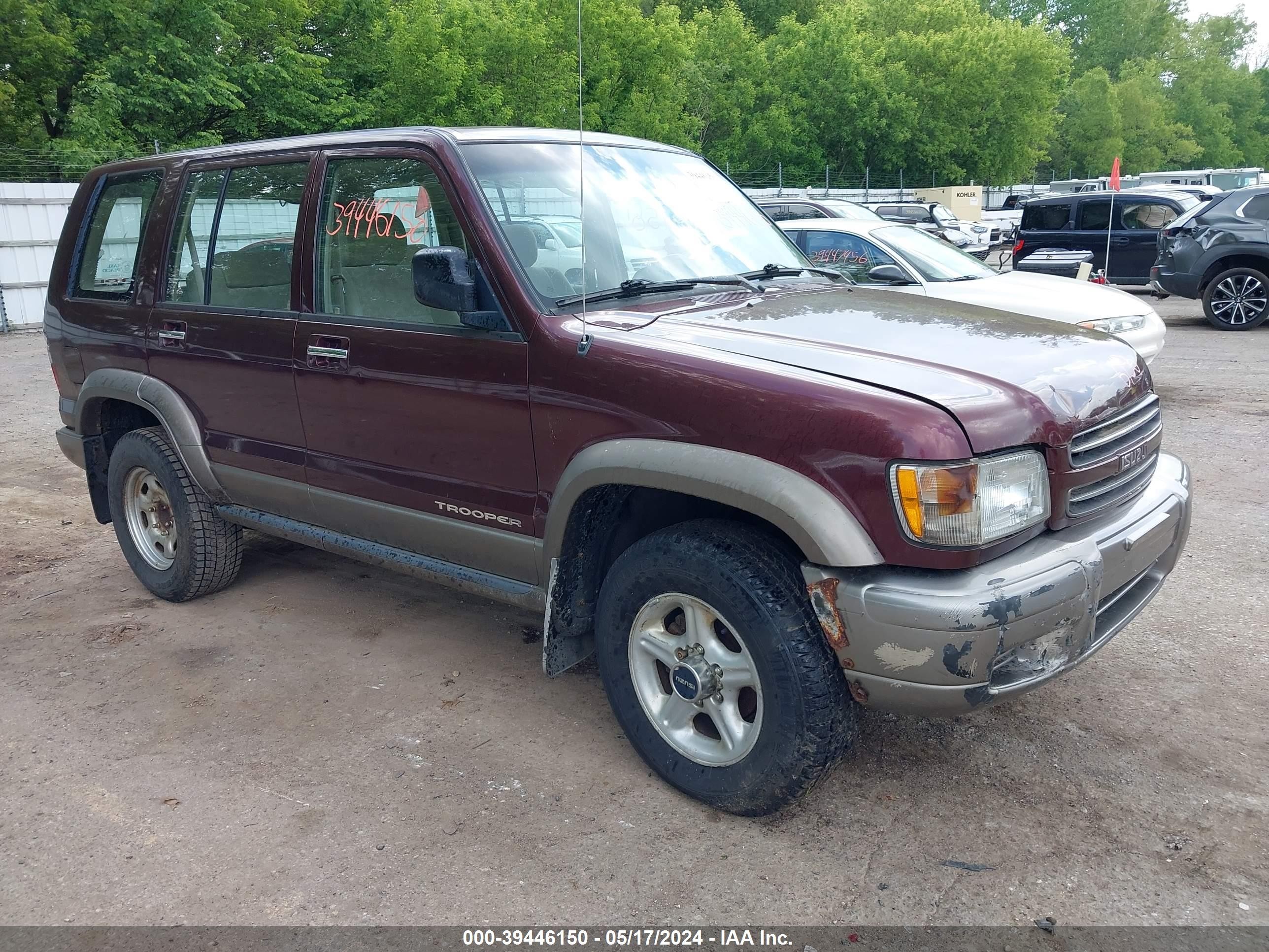 ISUZU TROOPER 2000 jacdj58x0y7j08567