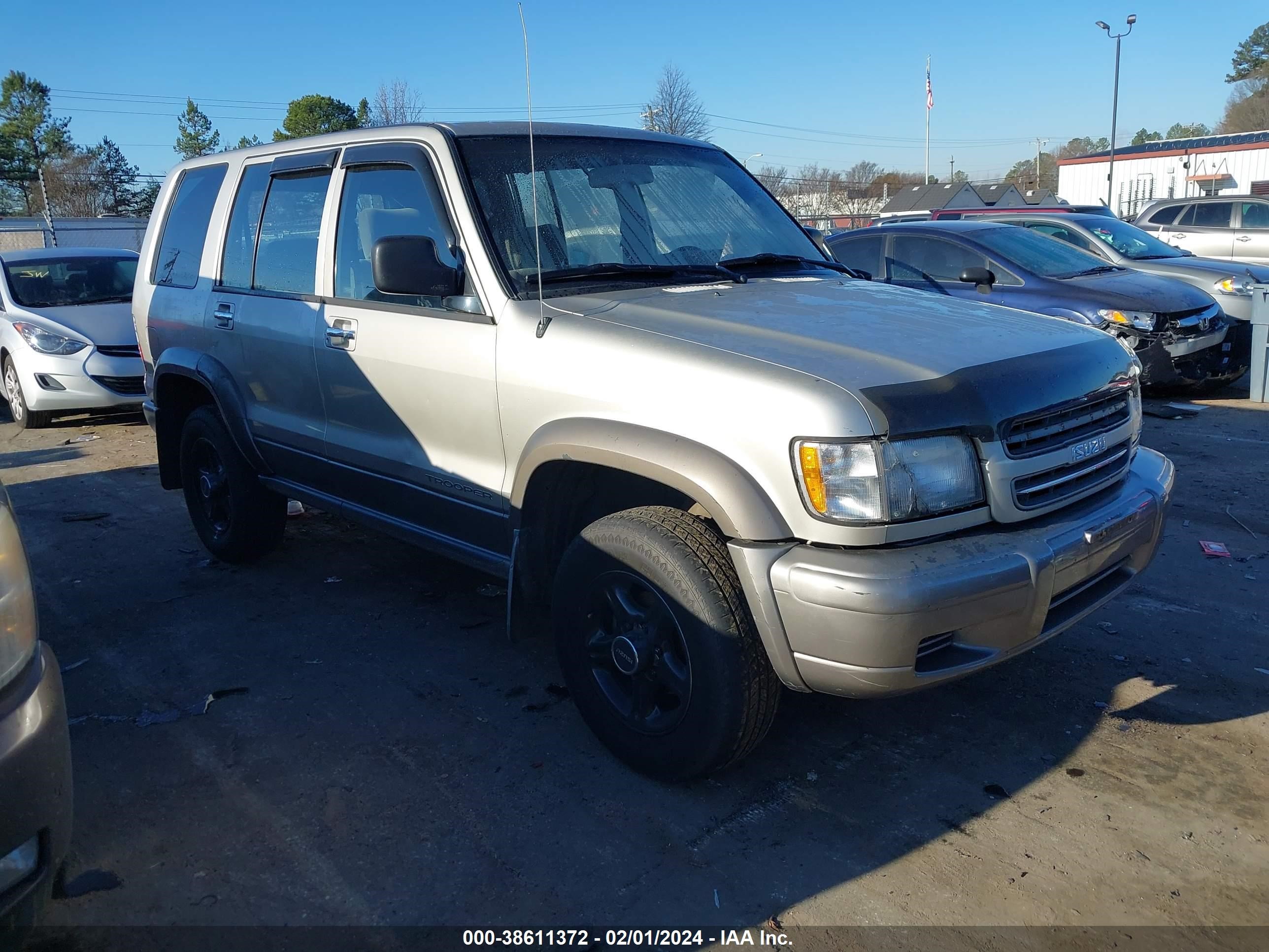 ISUZU TROOPER 2000 jacdj58x2y7j07100