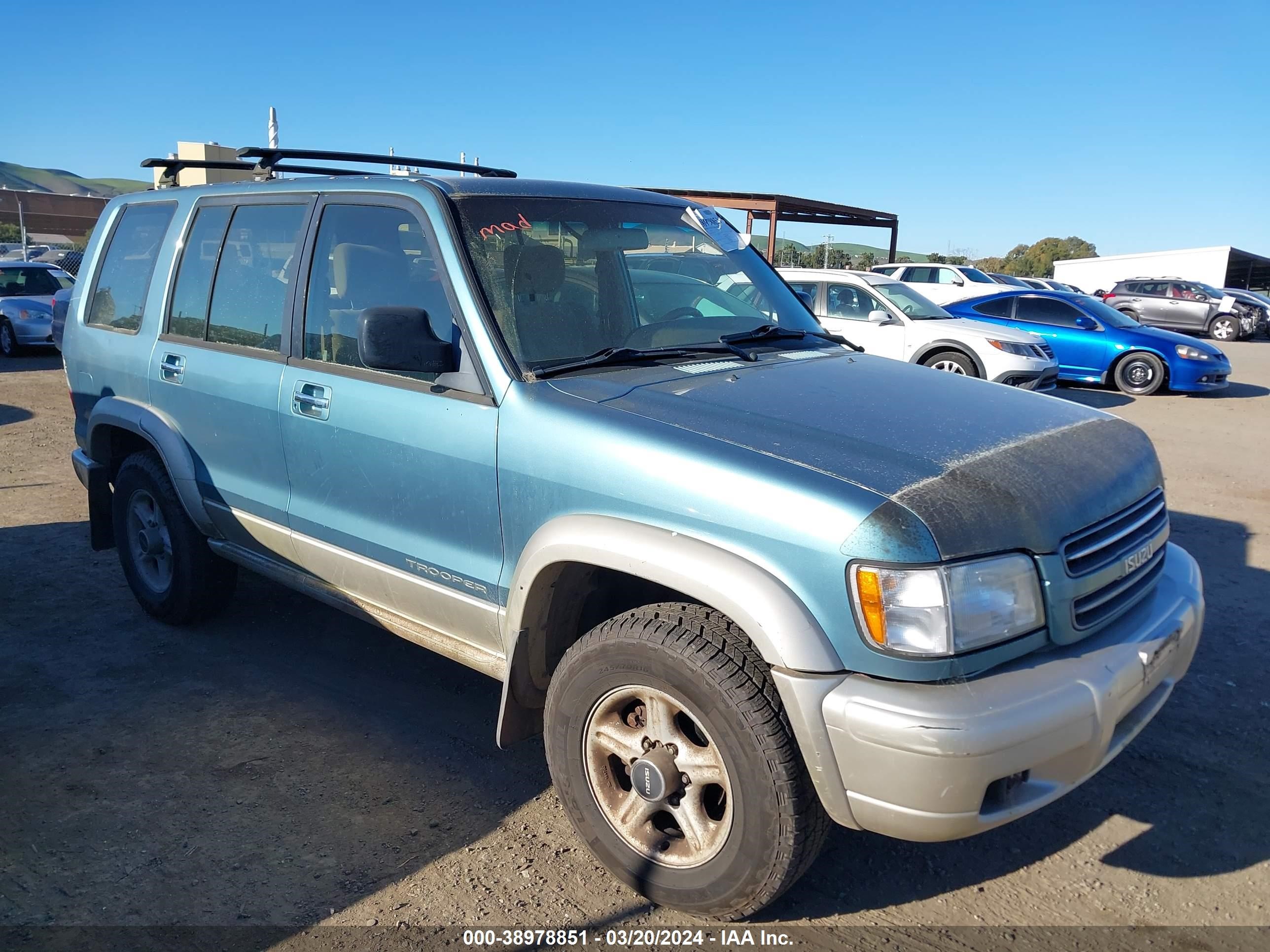 ISUZU TROOPER 2002 jacdj58x327j02270