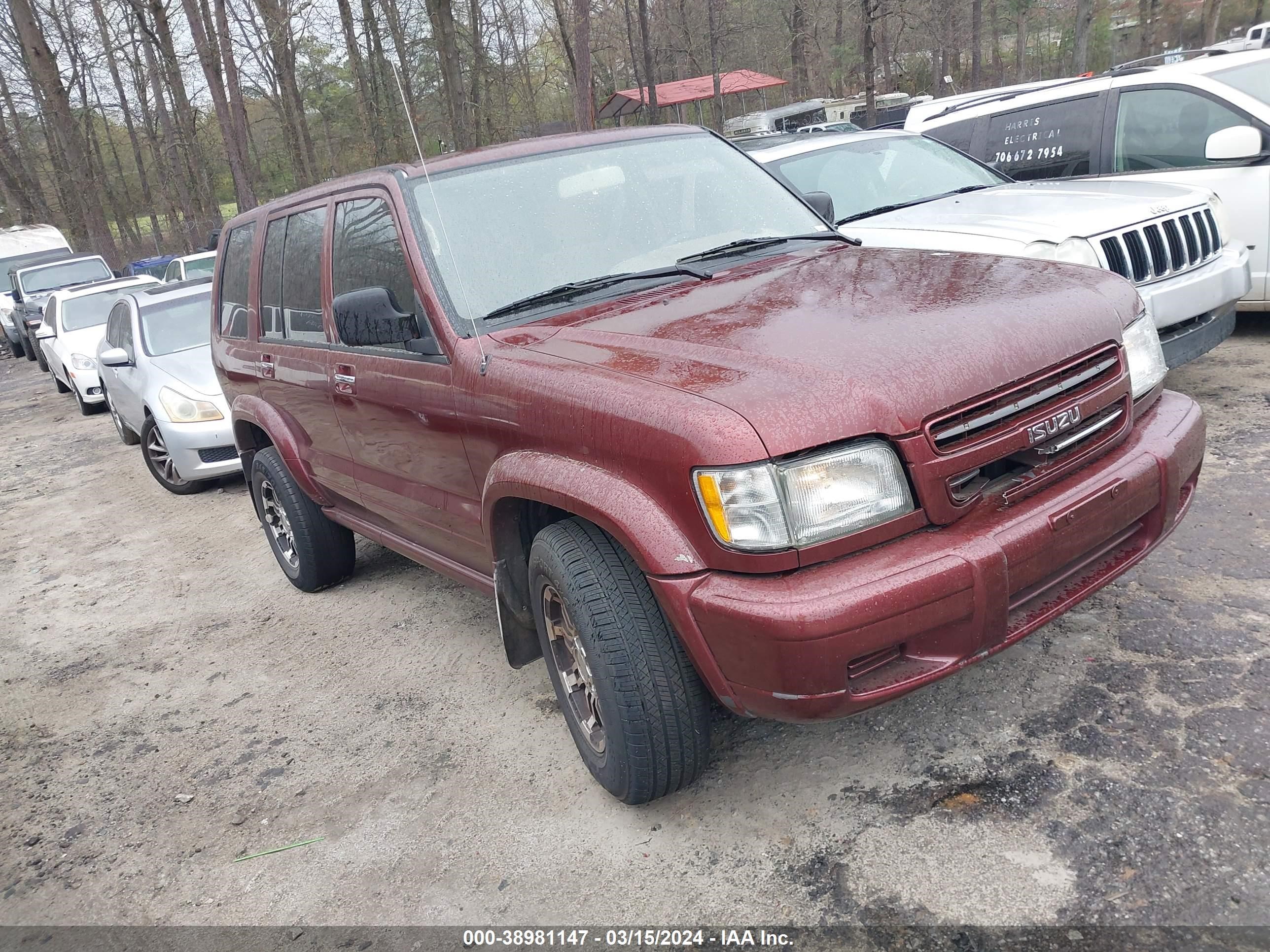 ISUZU TROOPER 2000 jacdj58x3y7j08448