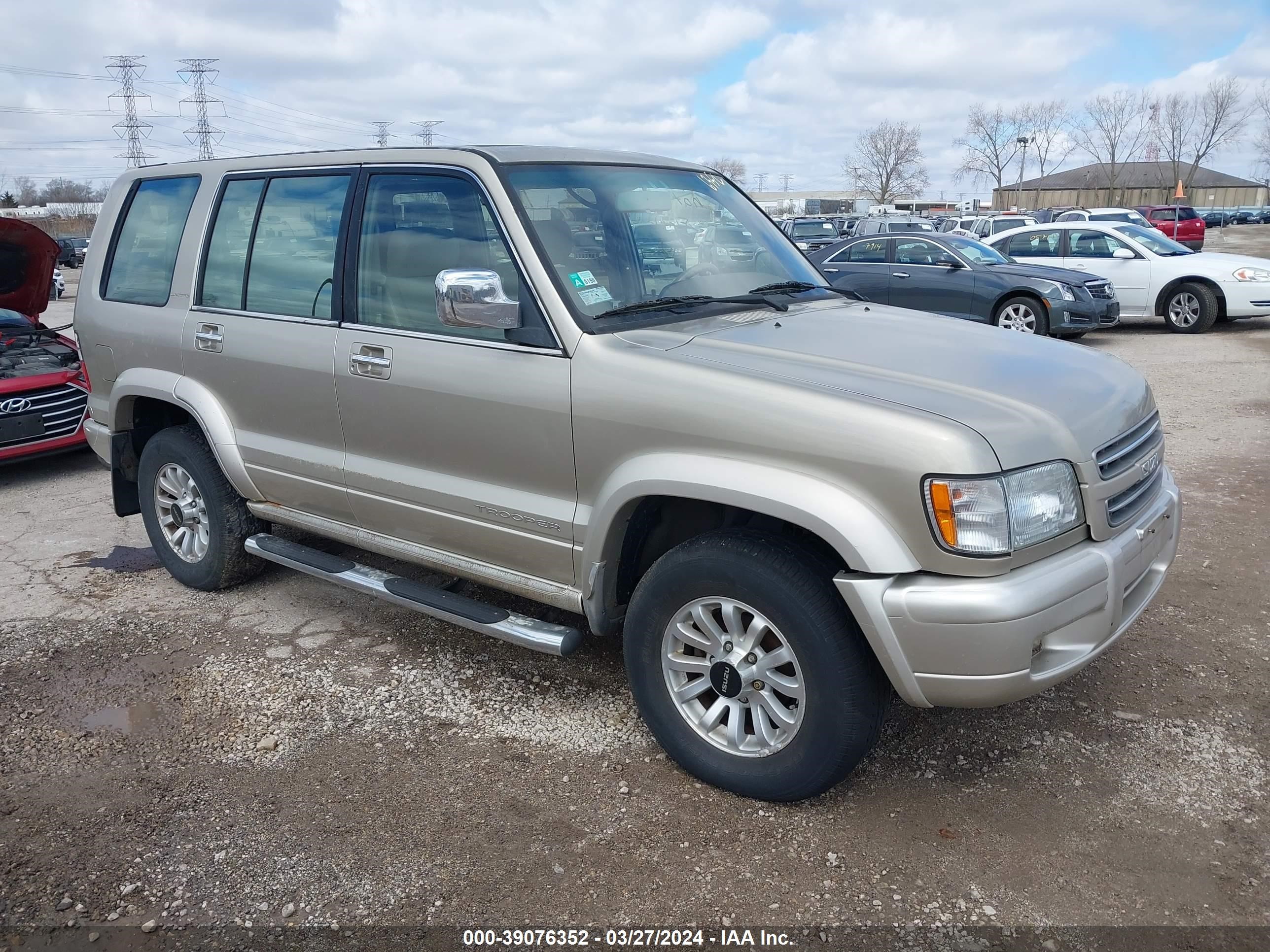 ISUZU TROOPER 2002 jacdj58x627j05261