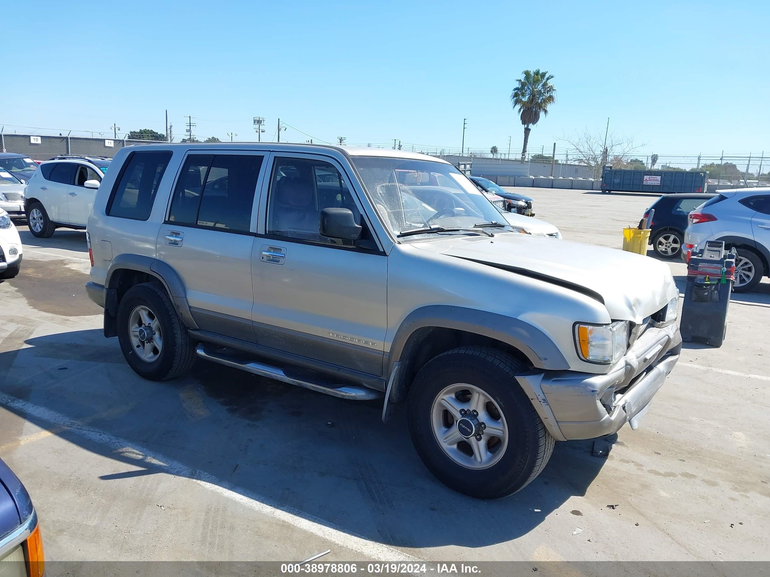 ISUZU TROOPER 2001 jacds58xx17j11513