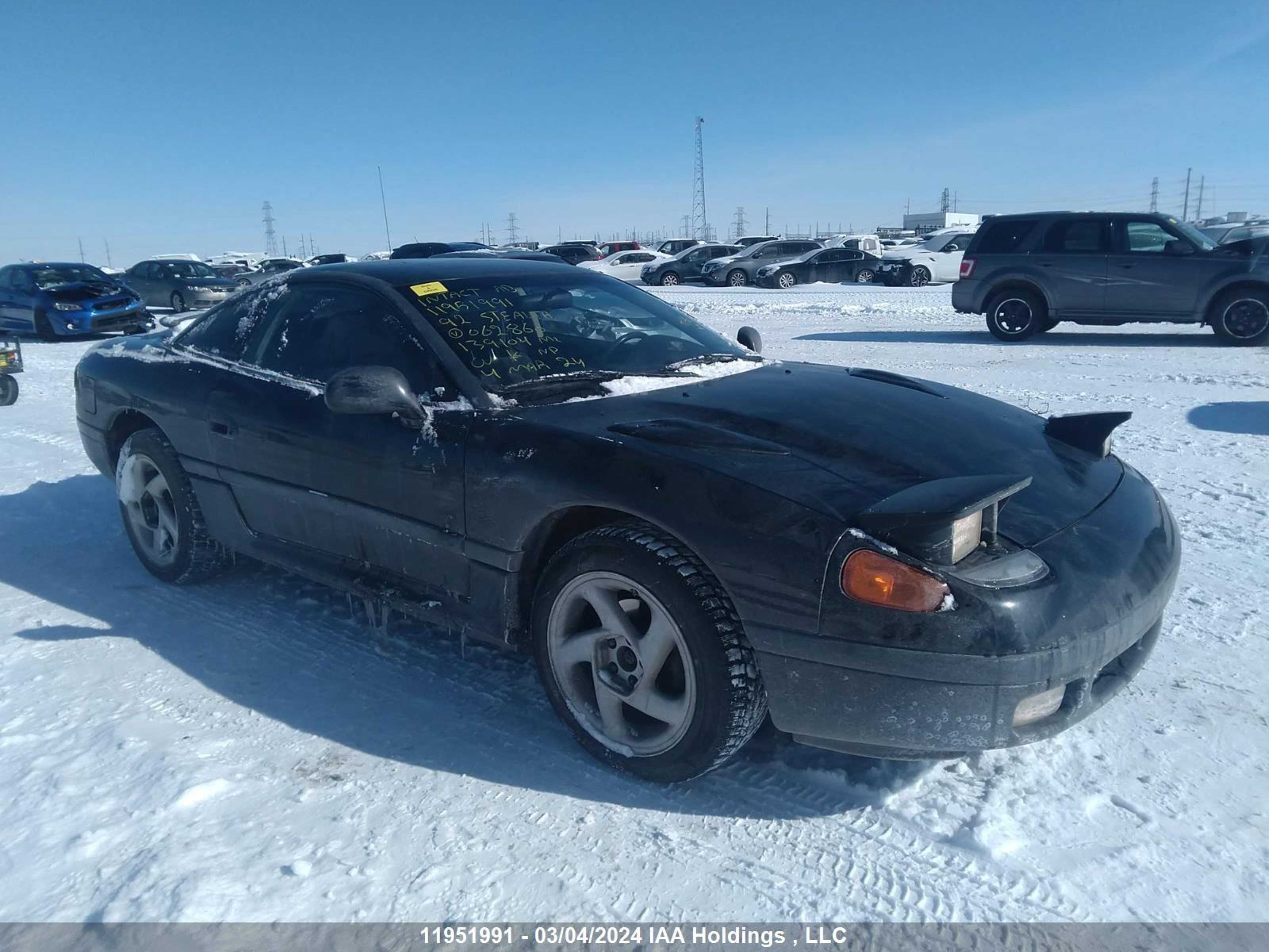 DODGE STEALTH 1992 jb3xd54b9ny062860