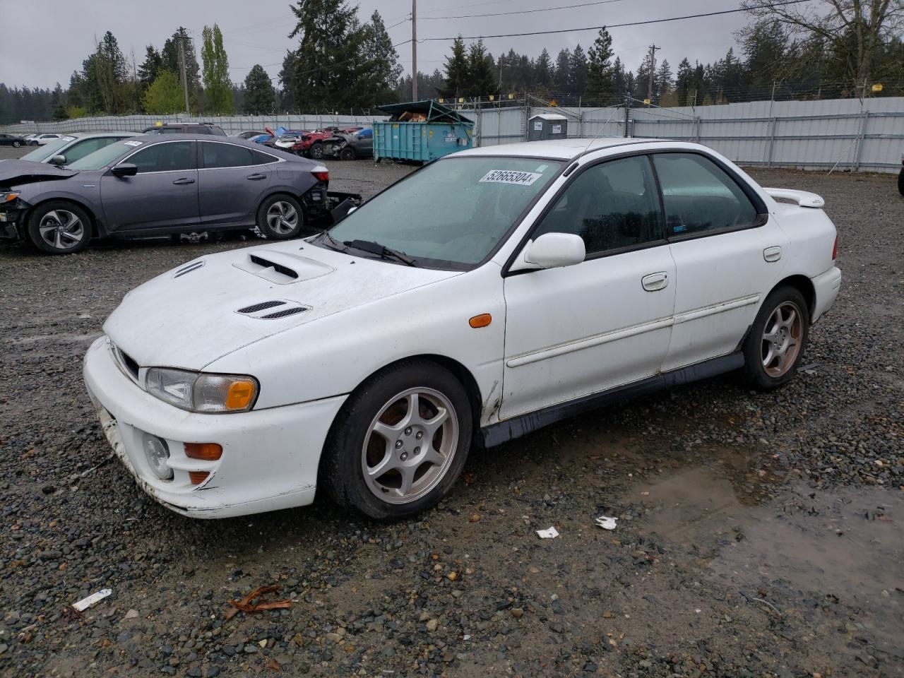 SUBARU IMPREZA 2000 jf1gc6751yh501136