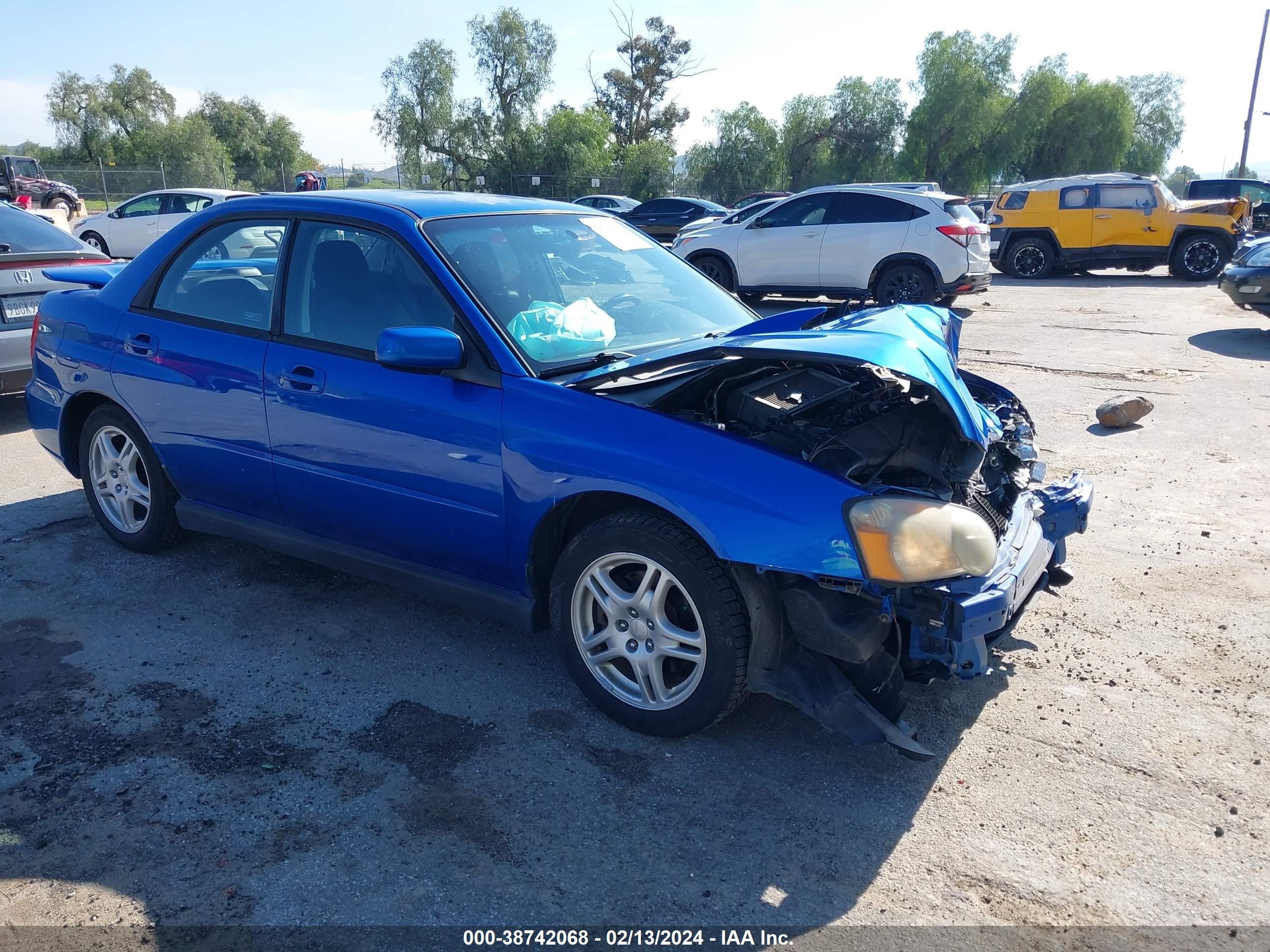 SUBARU IMPREZA 2004 jf1gd29654g507887