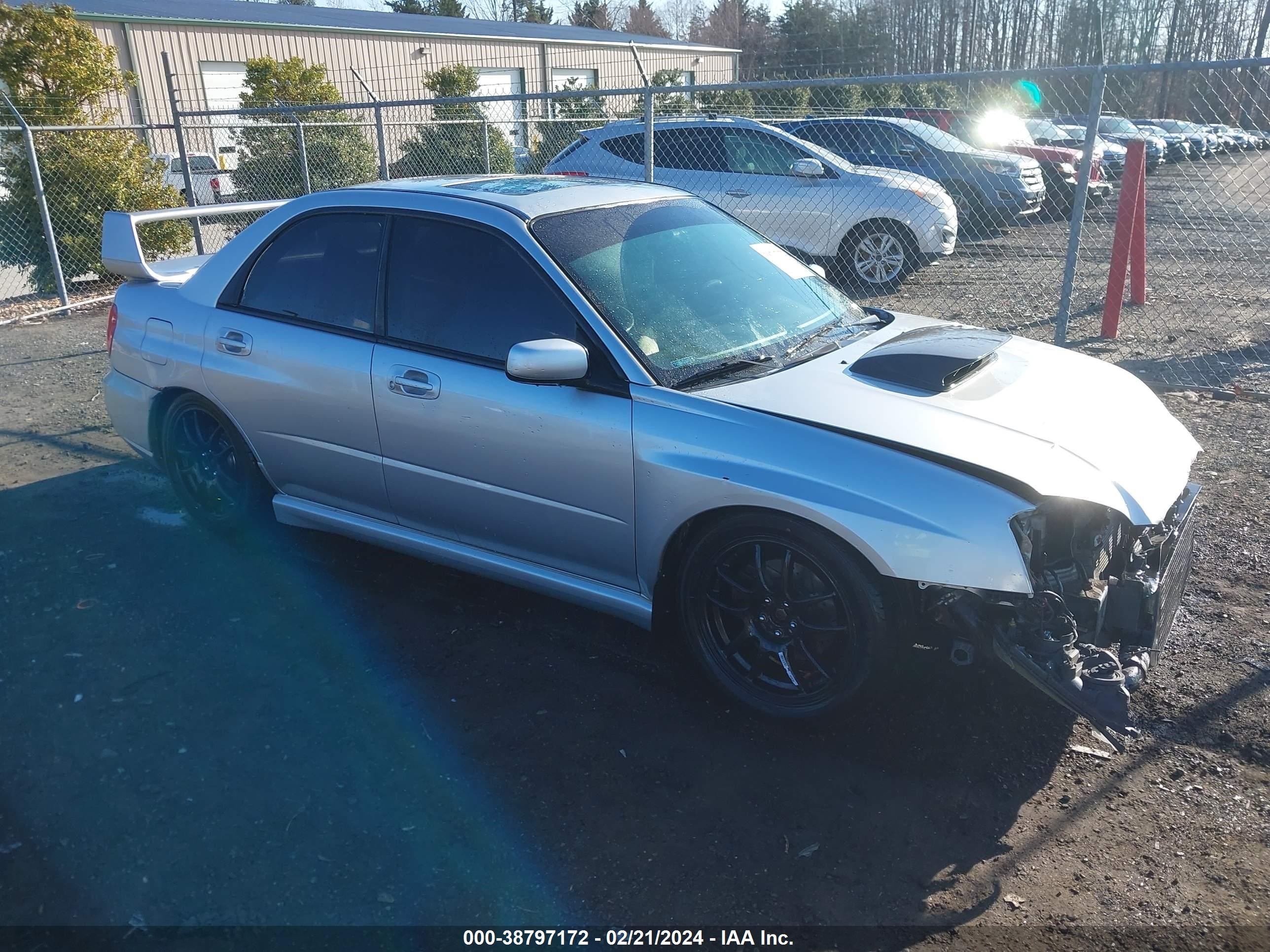 SUBARU IMPREZA 2005 jf1gd29665g500979