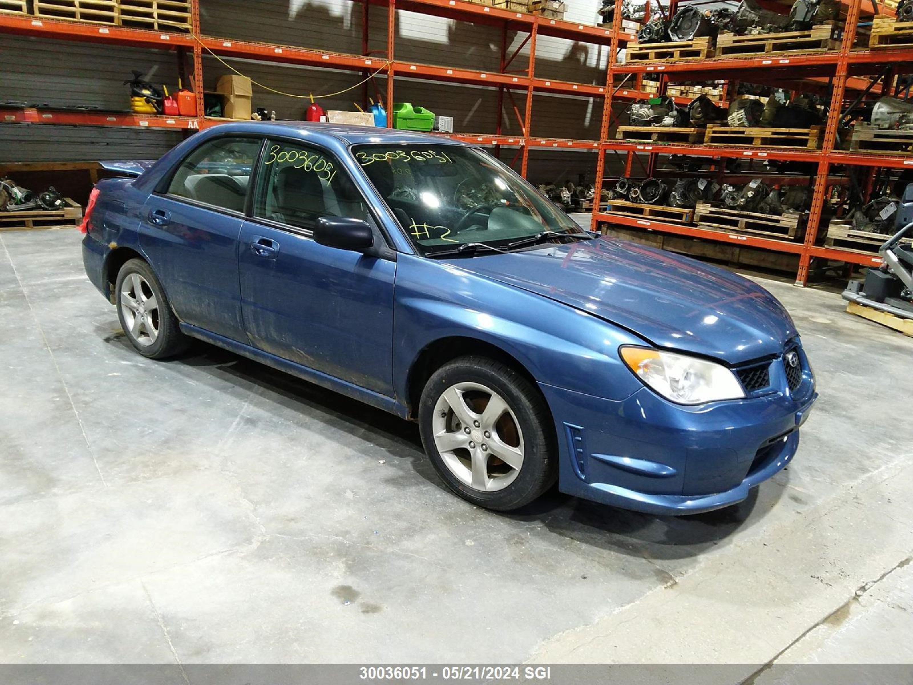 SUBARU IMPREZA 2007 jf1gd61687h501910