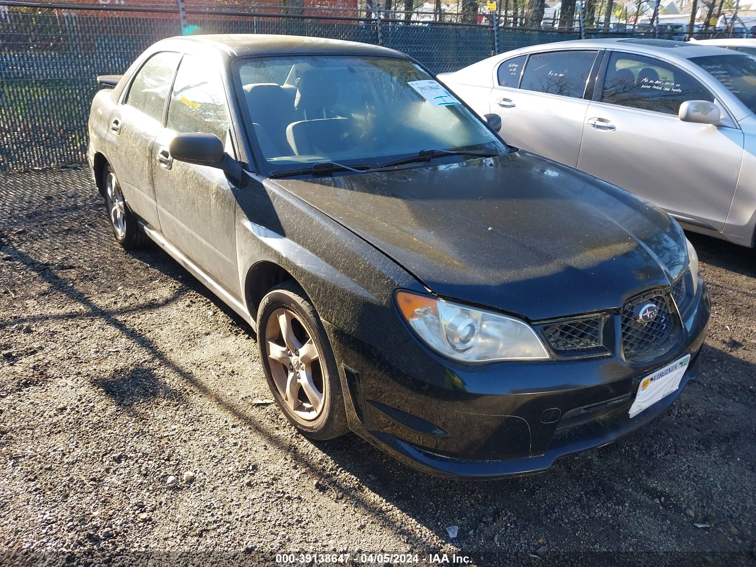 SUBARU IMPREZA 2007 jf1gd61687h505388