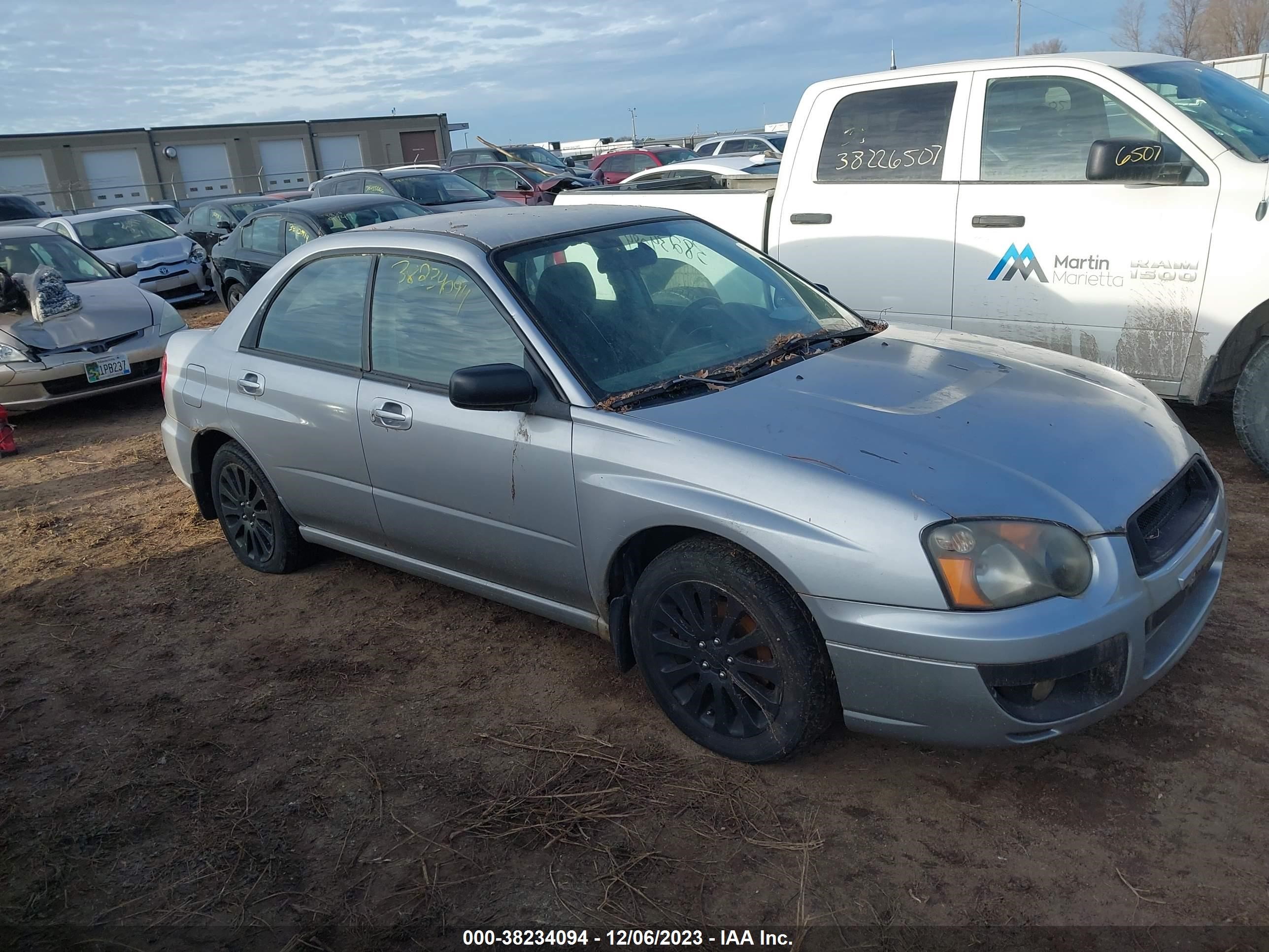 SUBARU IMPREZA 2005 jf1gd67585g524976