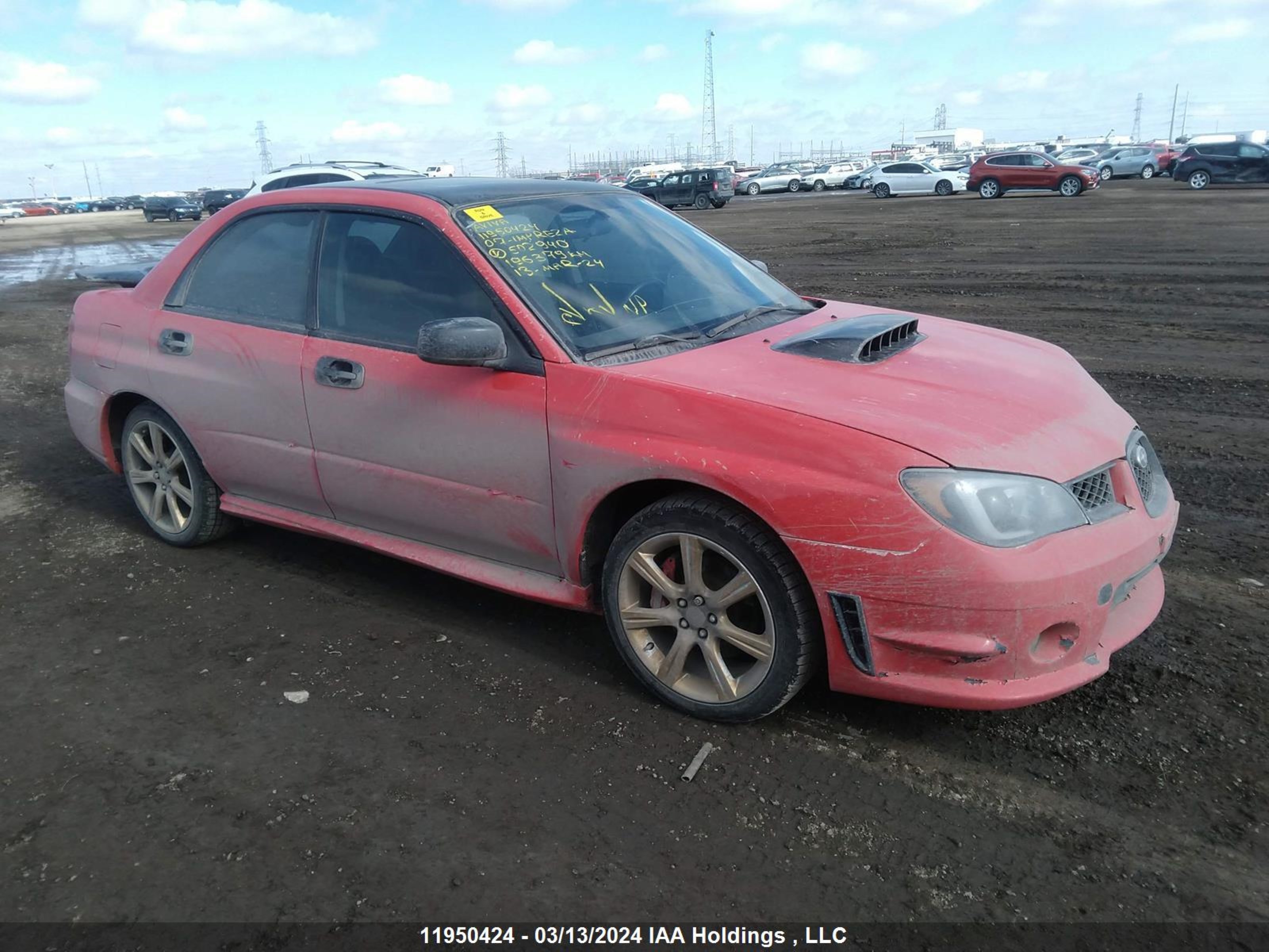 SUBARU IMPREZA 2007 jf1gd74617g502940