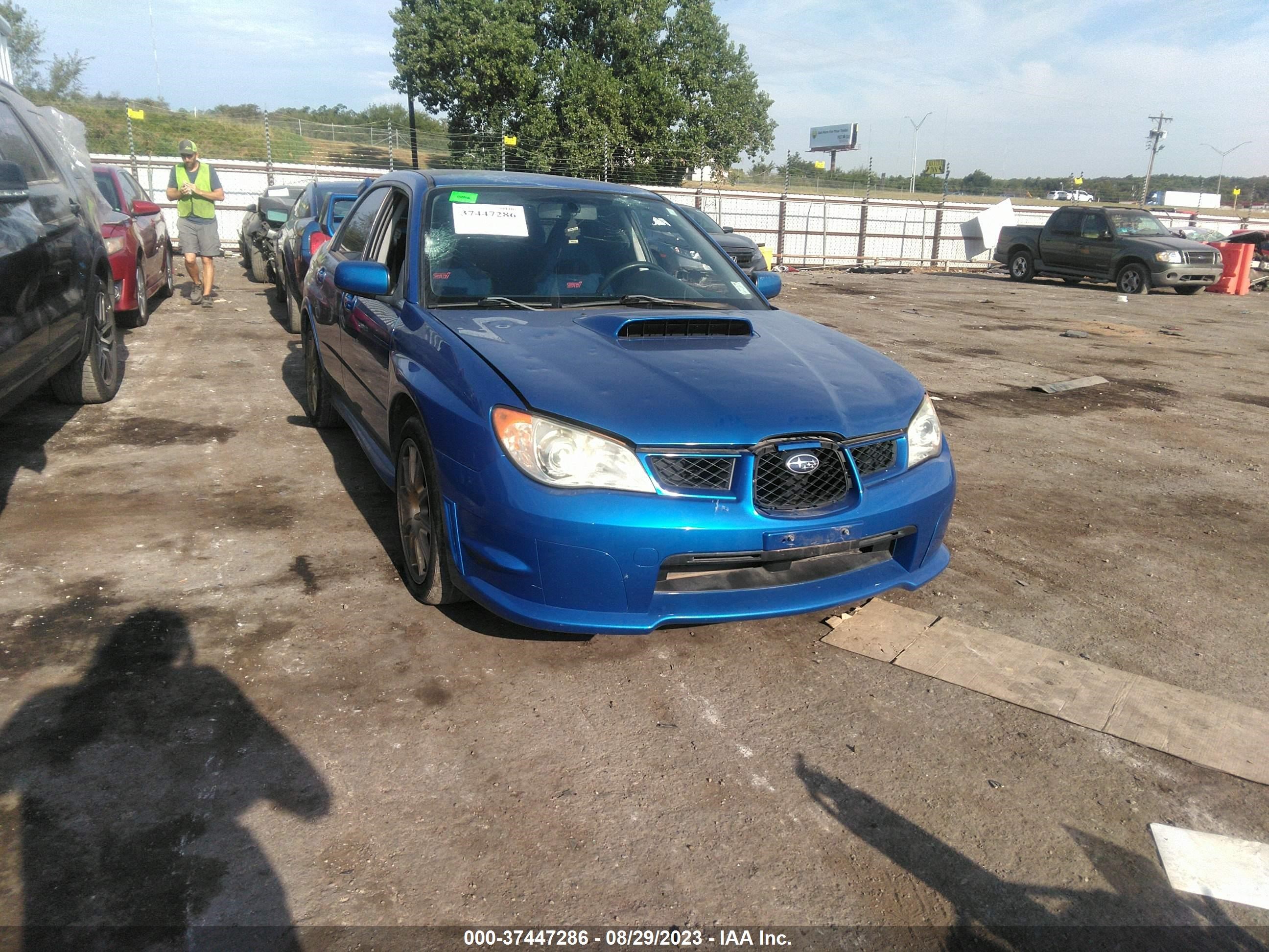 SUBARU IMPREZA 2007 jf1gd76607l508006