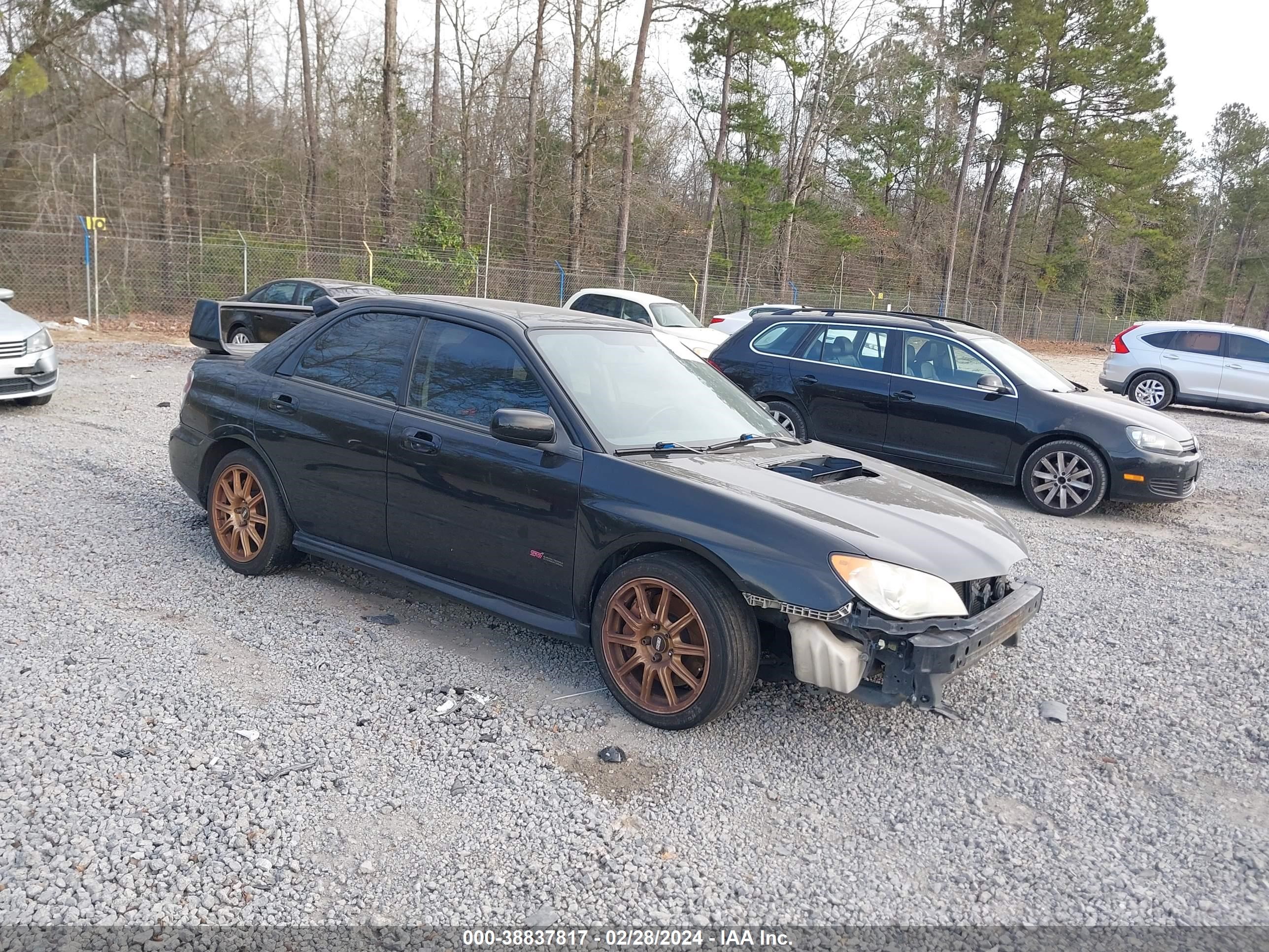 SUBARU IMPREZA WRX STI 2007 jf1gd76627l515653