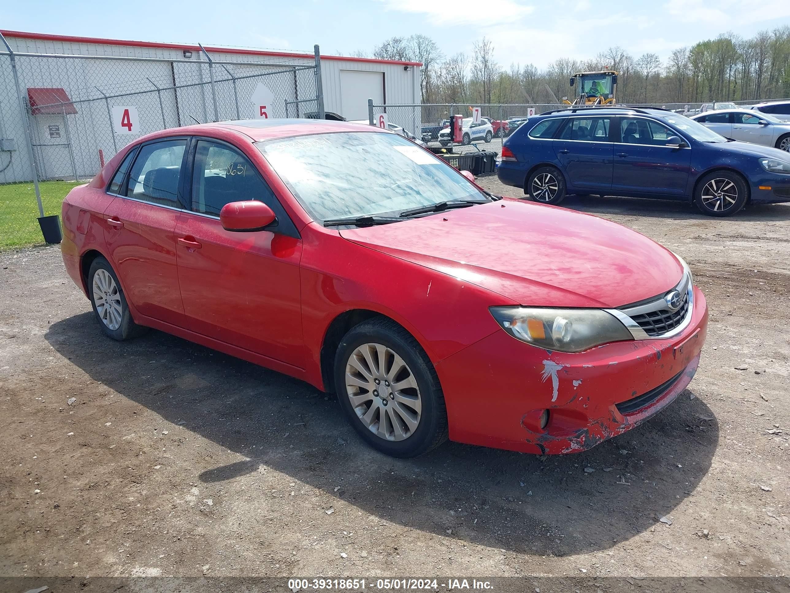 SUBARU IMPREZA 2009 jf1ge60639h516008