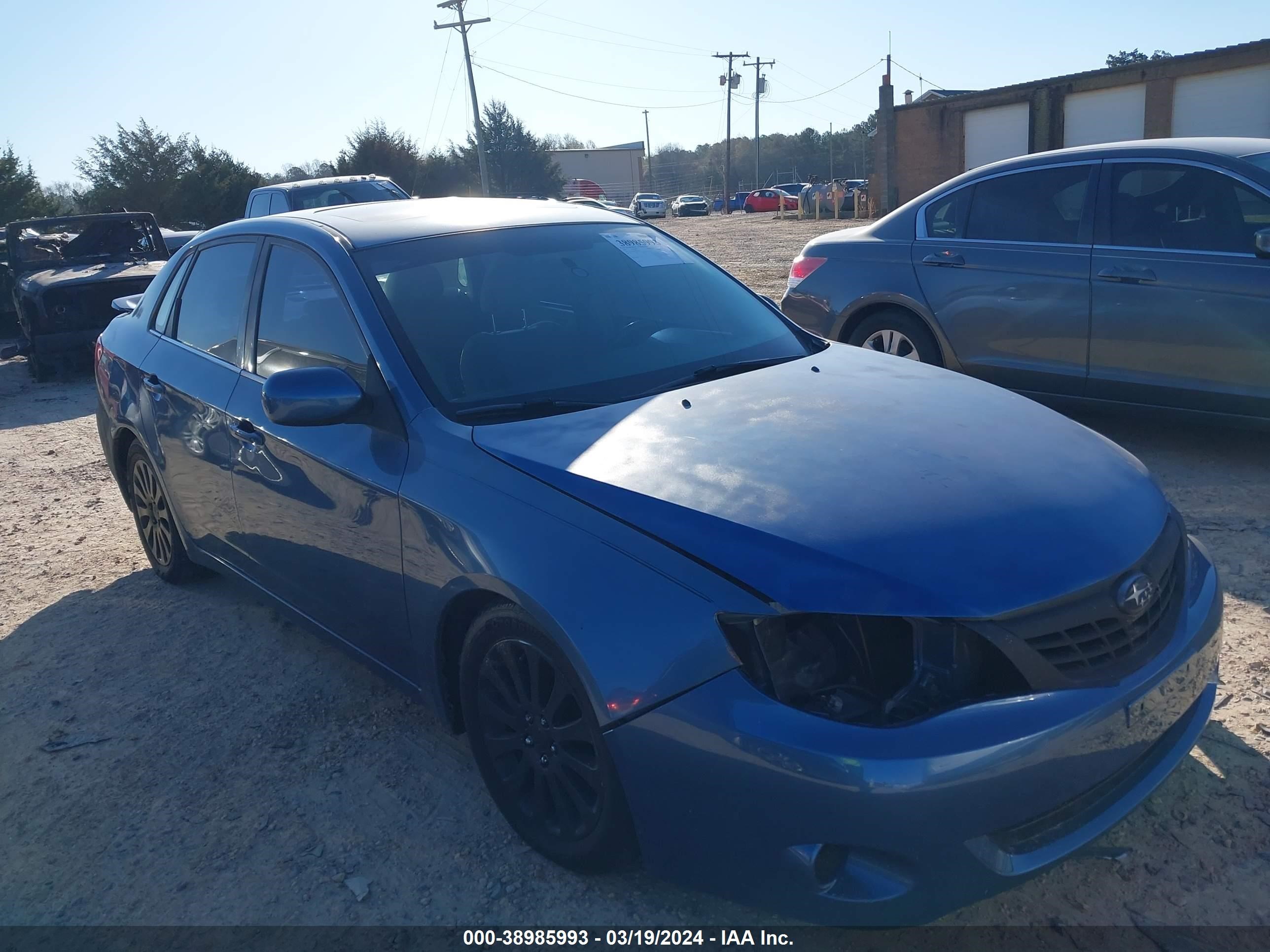 SUBARU IMPREZA 2009 jf1ge60649h520200