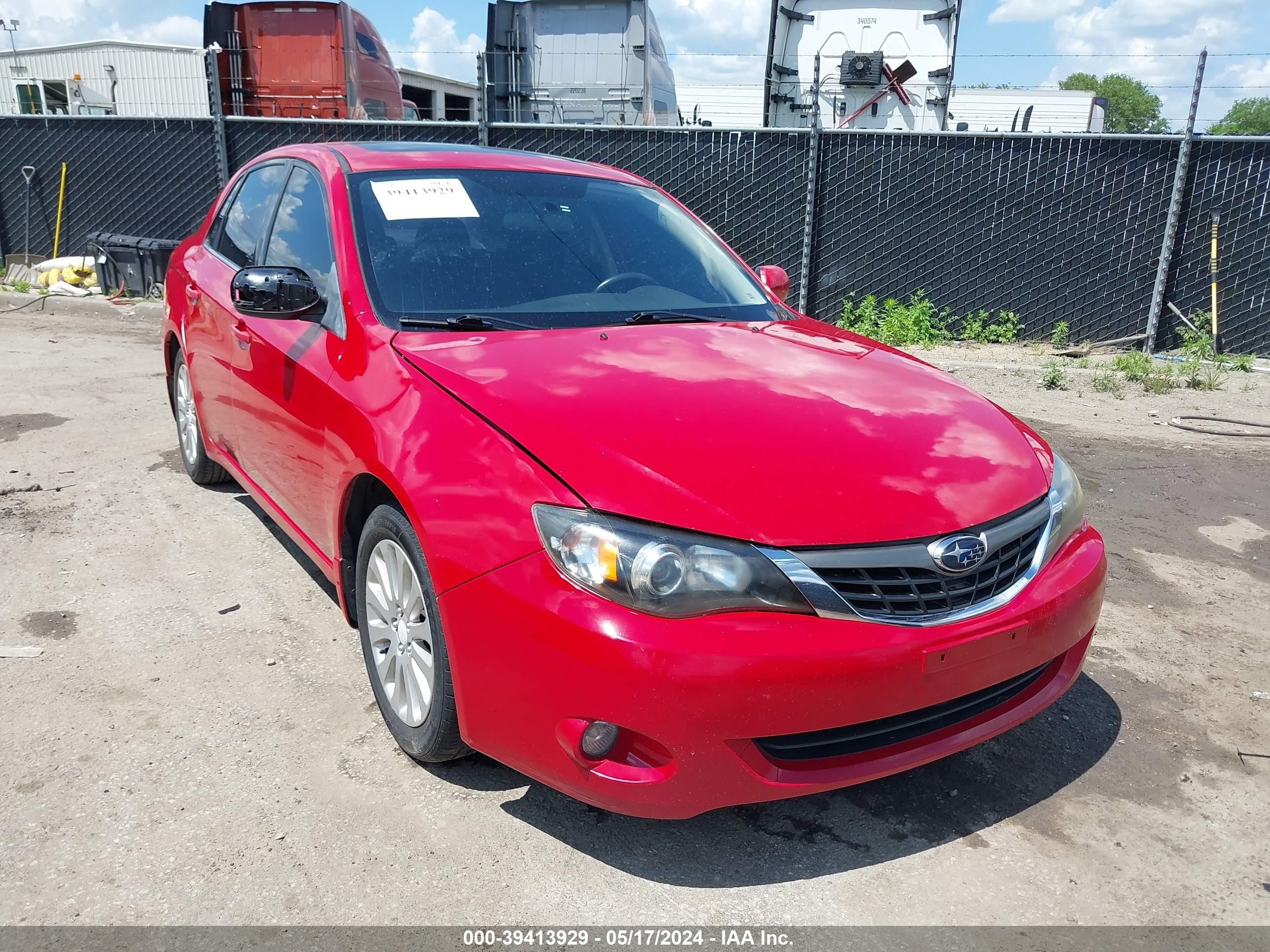 SUBARU IMPREZA 2009 jf1ge60649h520827