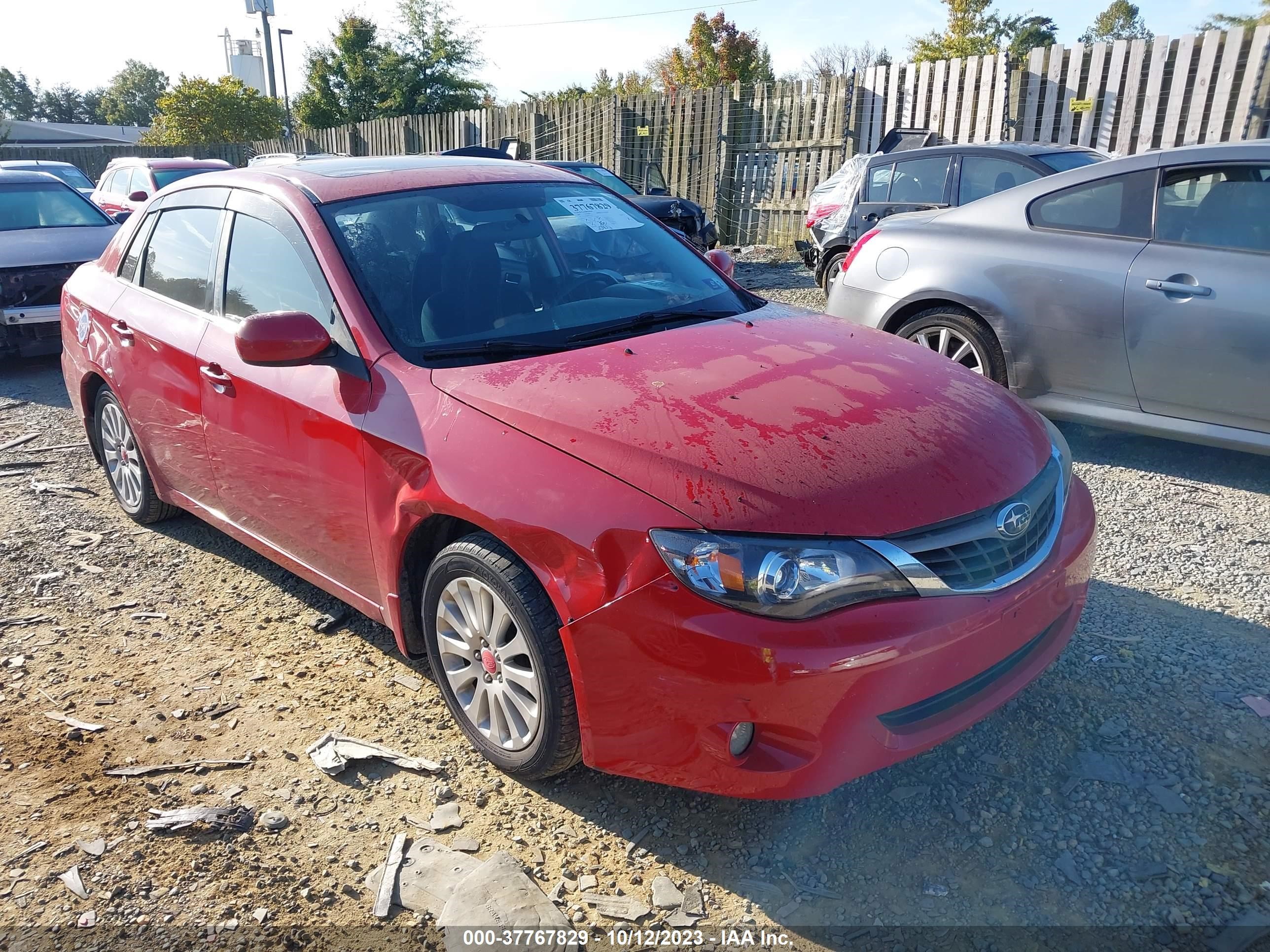 SUBARU IMPREZA 2009 jf1ge60649h521153