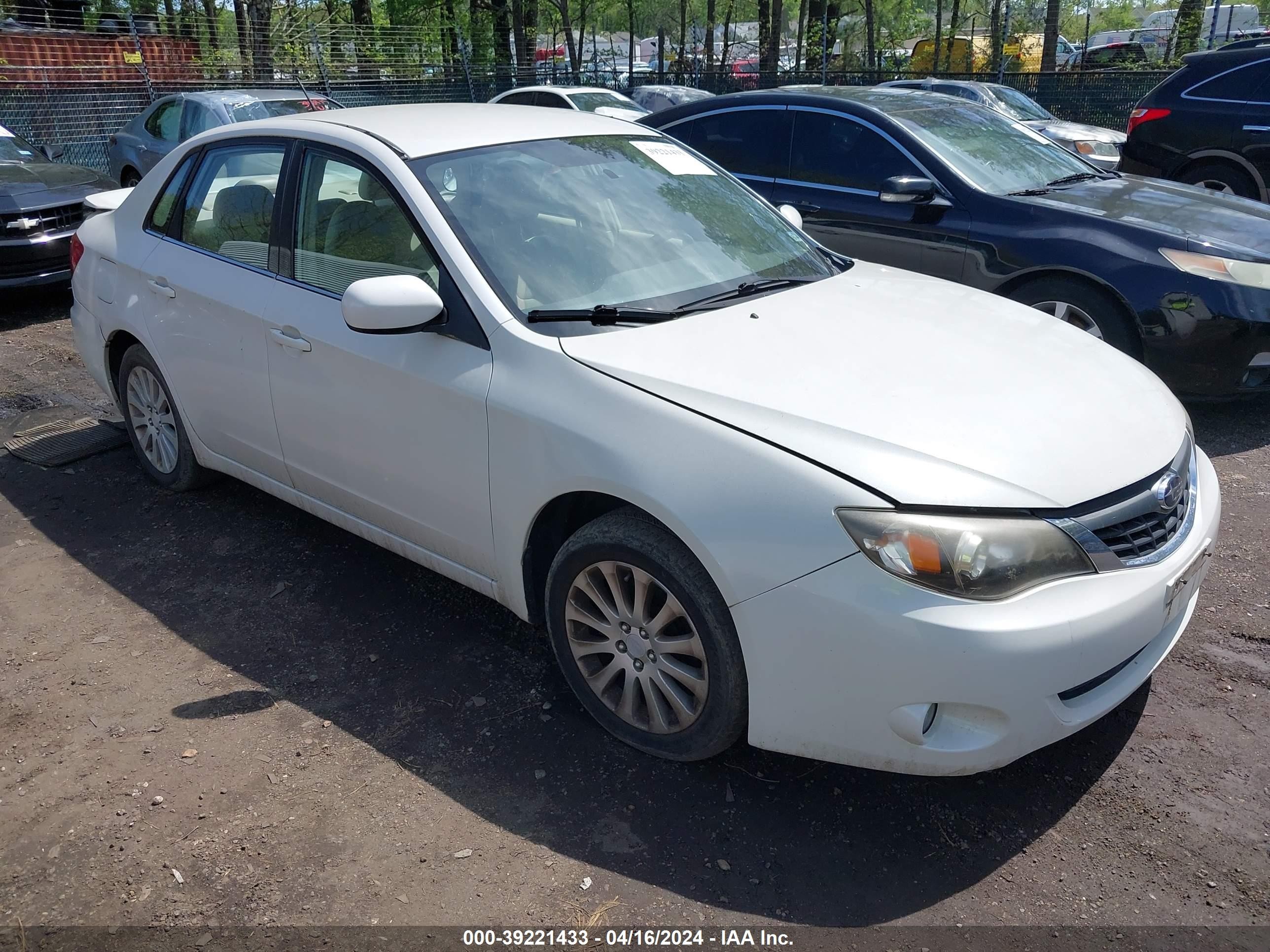 SUBARU IMPREZA 2008 jf1ge61608g500416