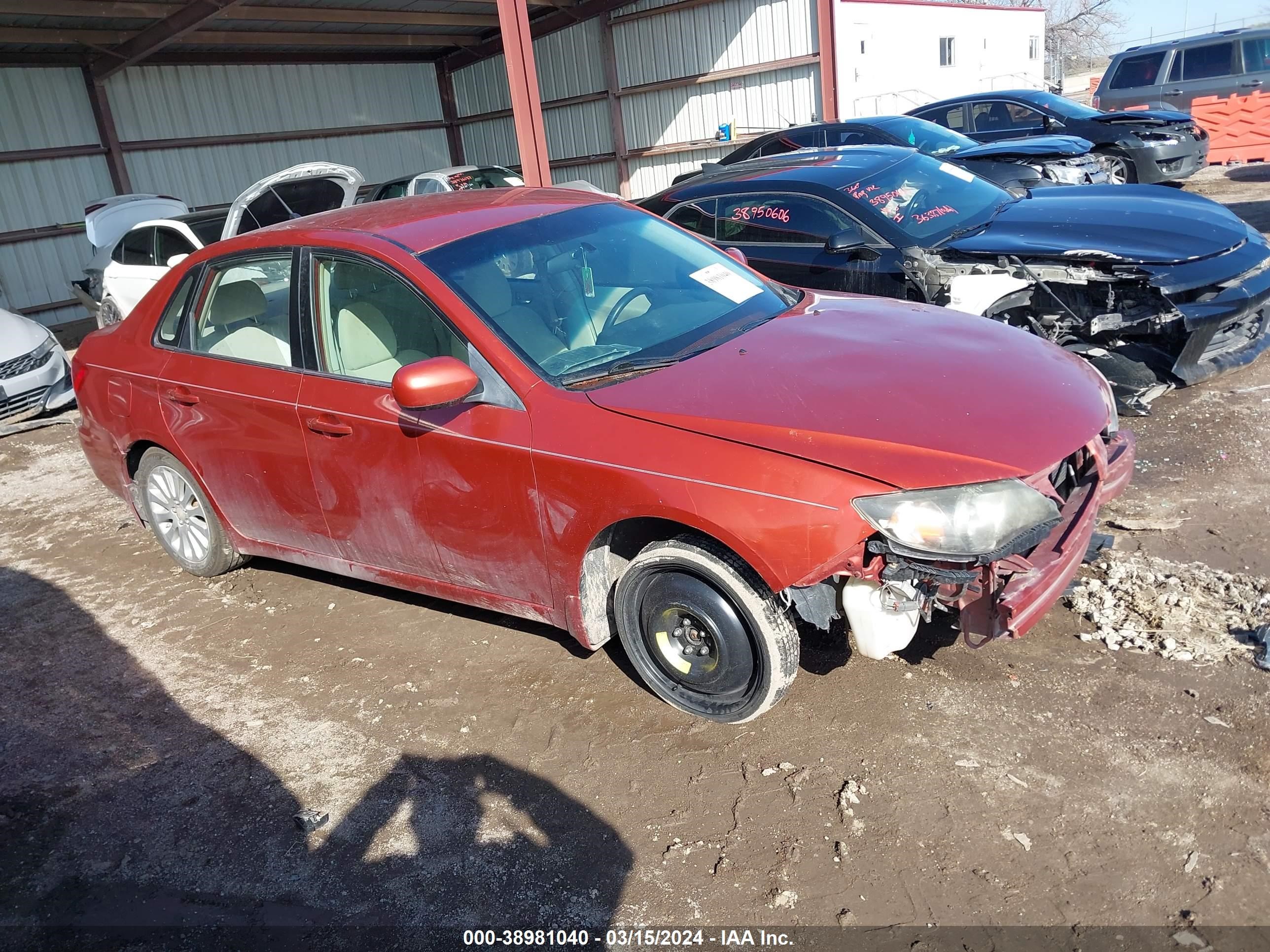 SUBARU IMPREZA 2009 jf1ge61609h509192