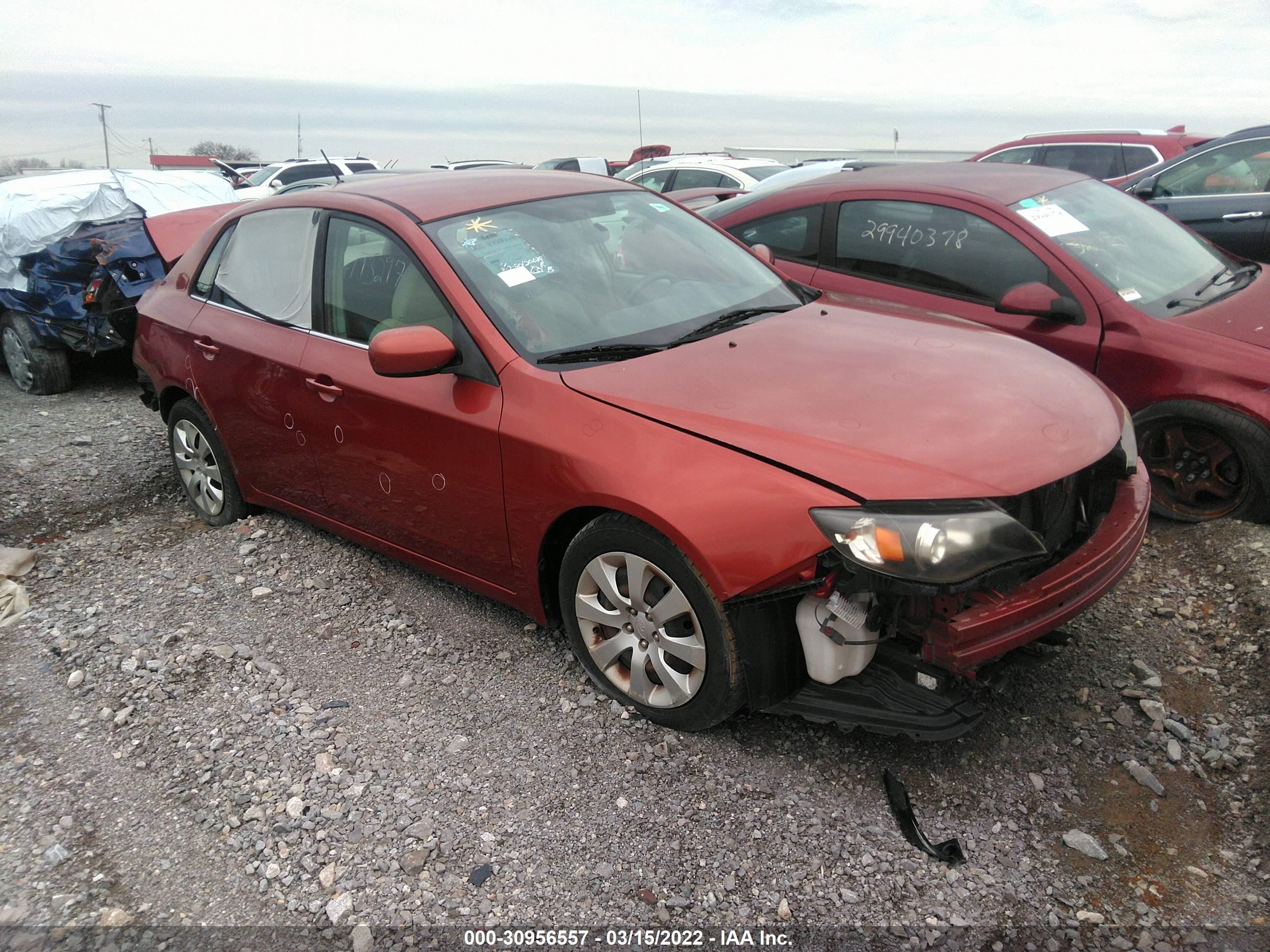 SUBARU IMPREZA 2009 jf1ge61649h520552