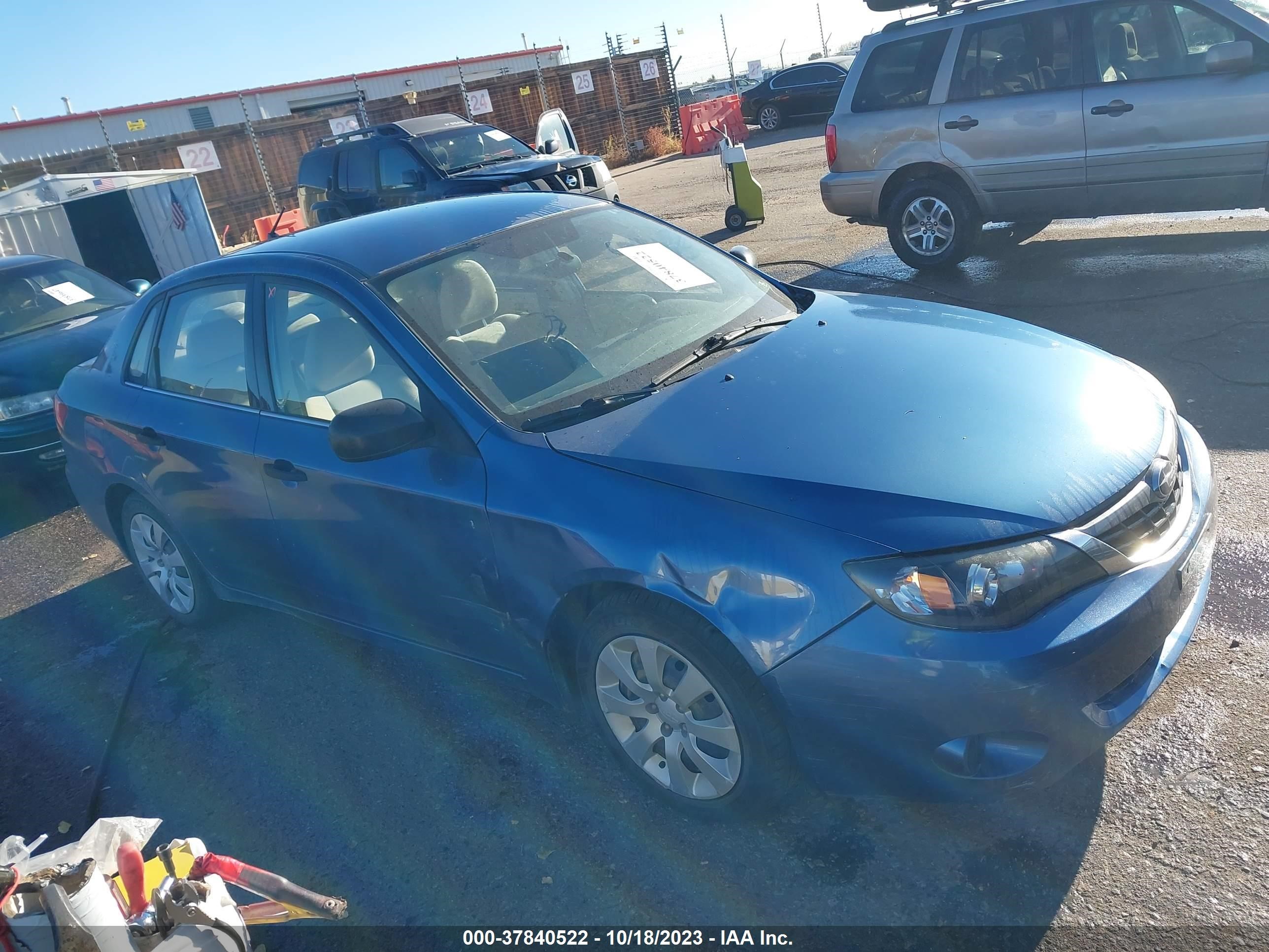 SUBARU IMPREZA 2008 jf1ge61668h507333