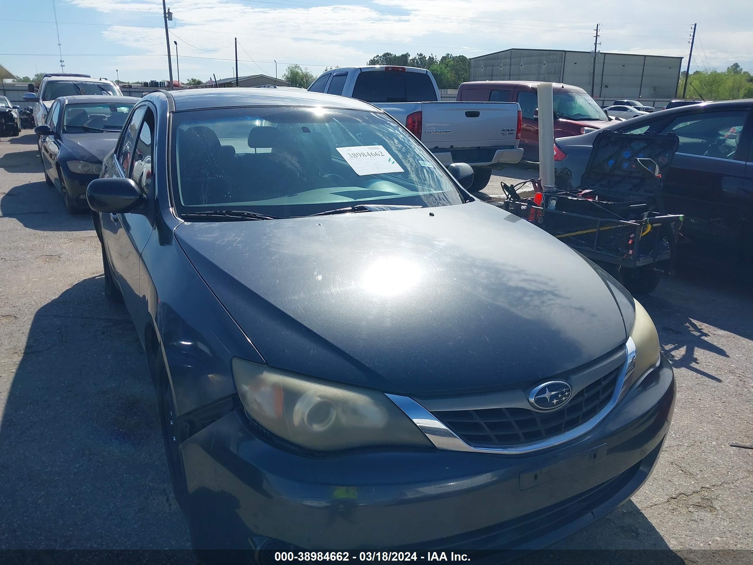 SUBARU IMPREZA 2009 jf1ge61669h518978