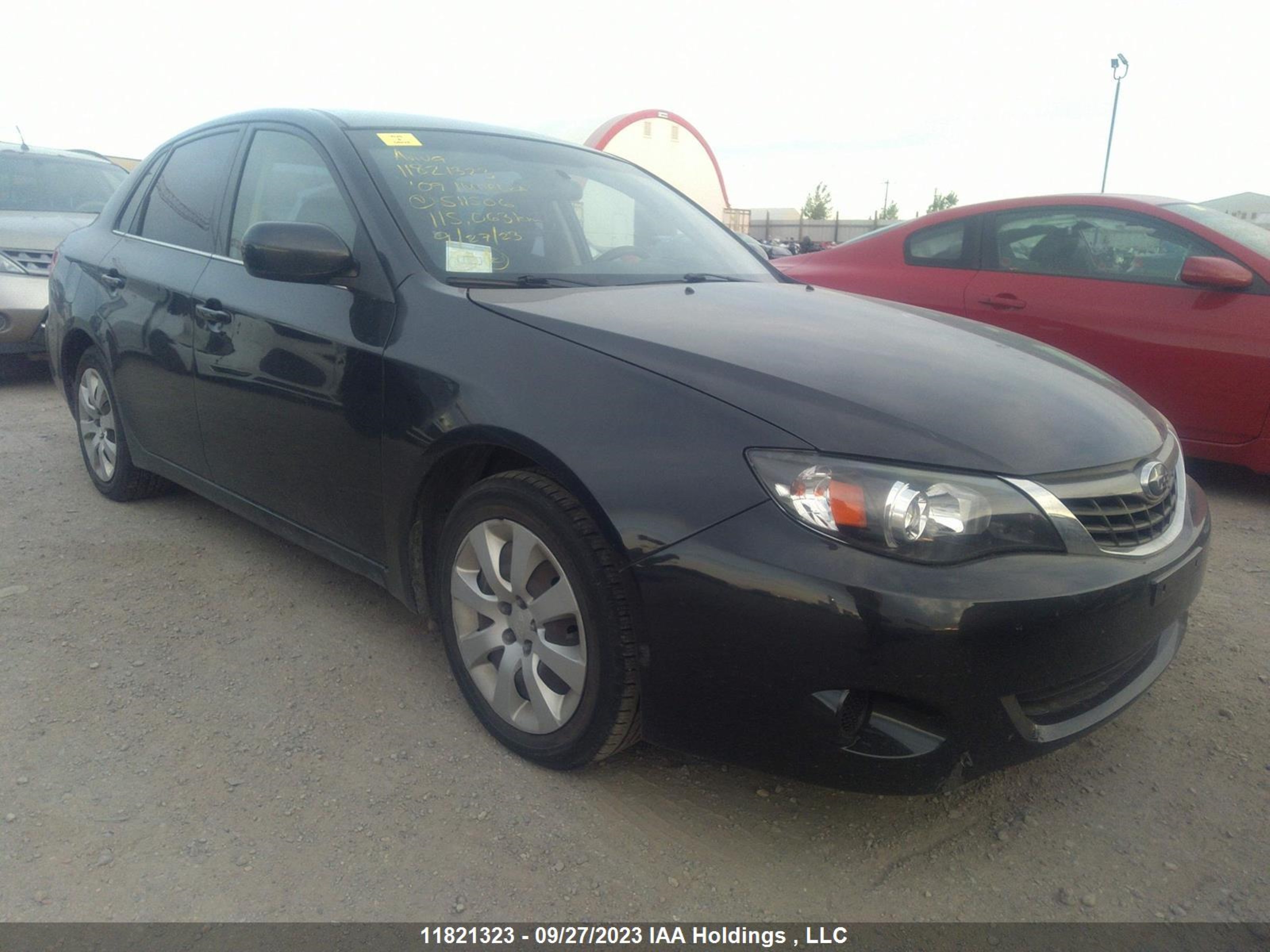 SUBARU IMPREZA 2009 jf1ge61679h511506