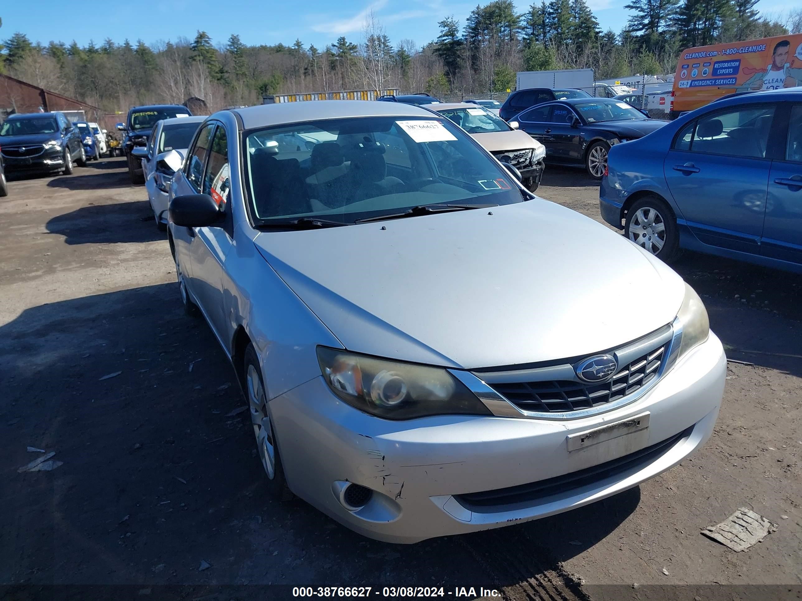 SUBARU IMPREZA 2008 jf1ge61688g506397