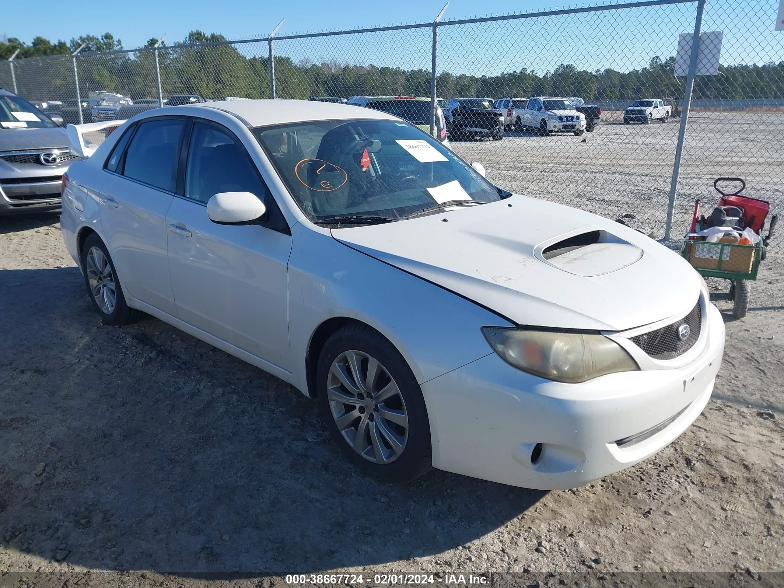 SUBARU IMPREZA 2008 jf1ge74638g510374