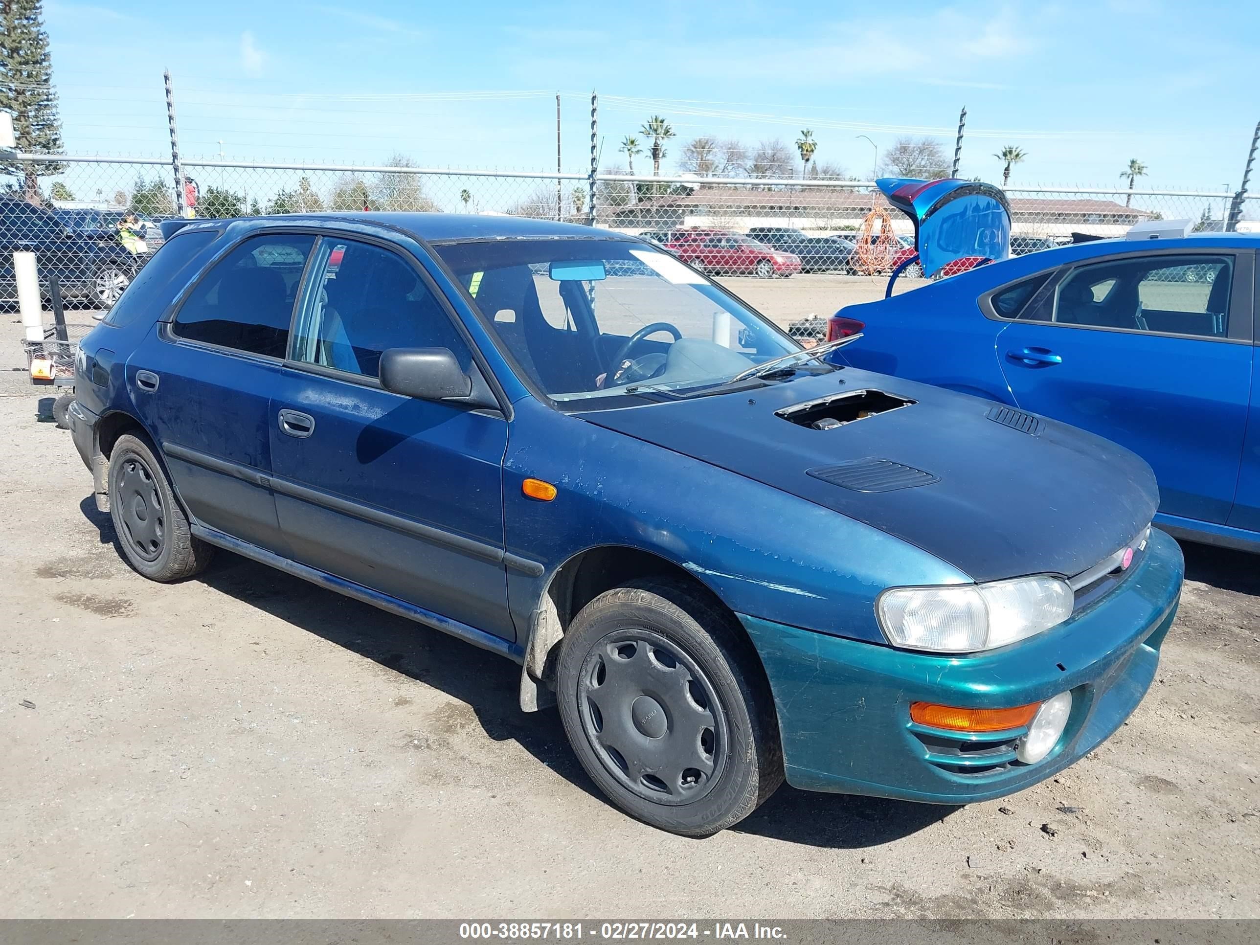 SUBARU IMPREZA 1994 jf1gf2249rg830303