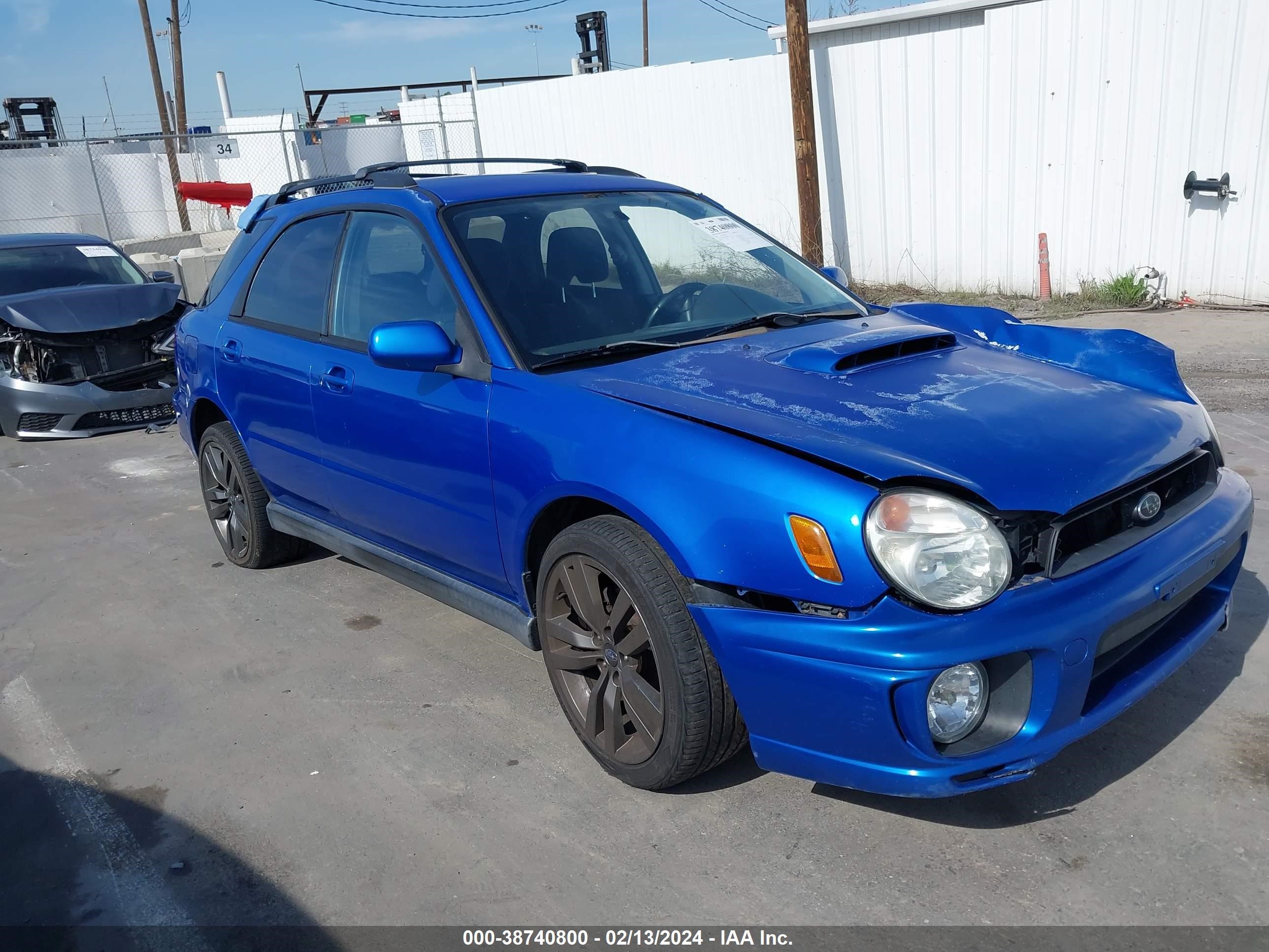 SUBARU IMPREZA 2002 jf1gg29622g819444