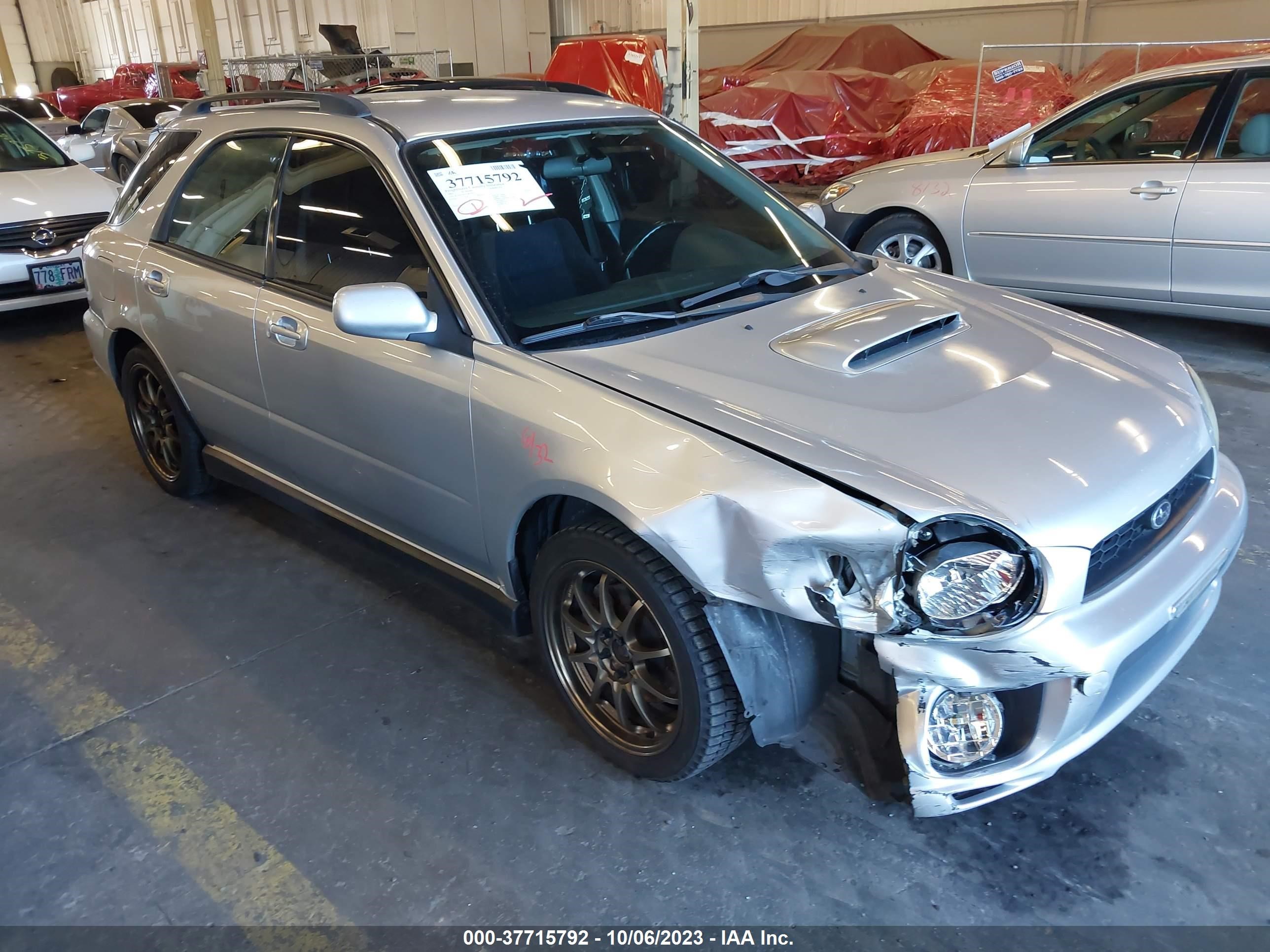 SUBARU IMPREZA 2003 jf1gg29623g813421