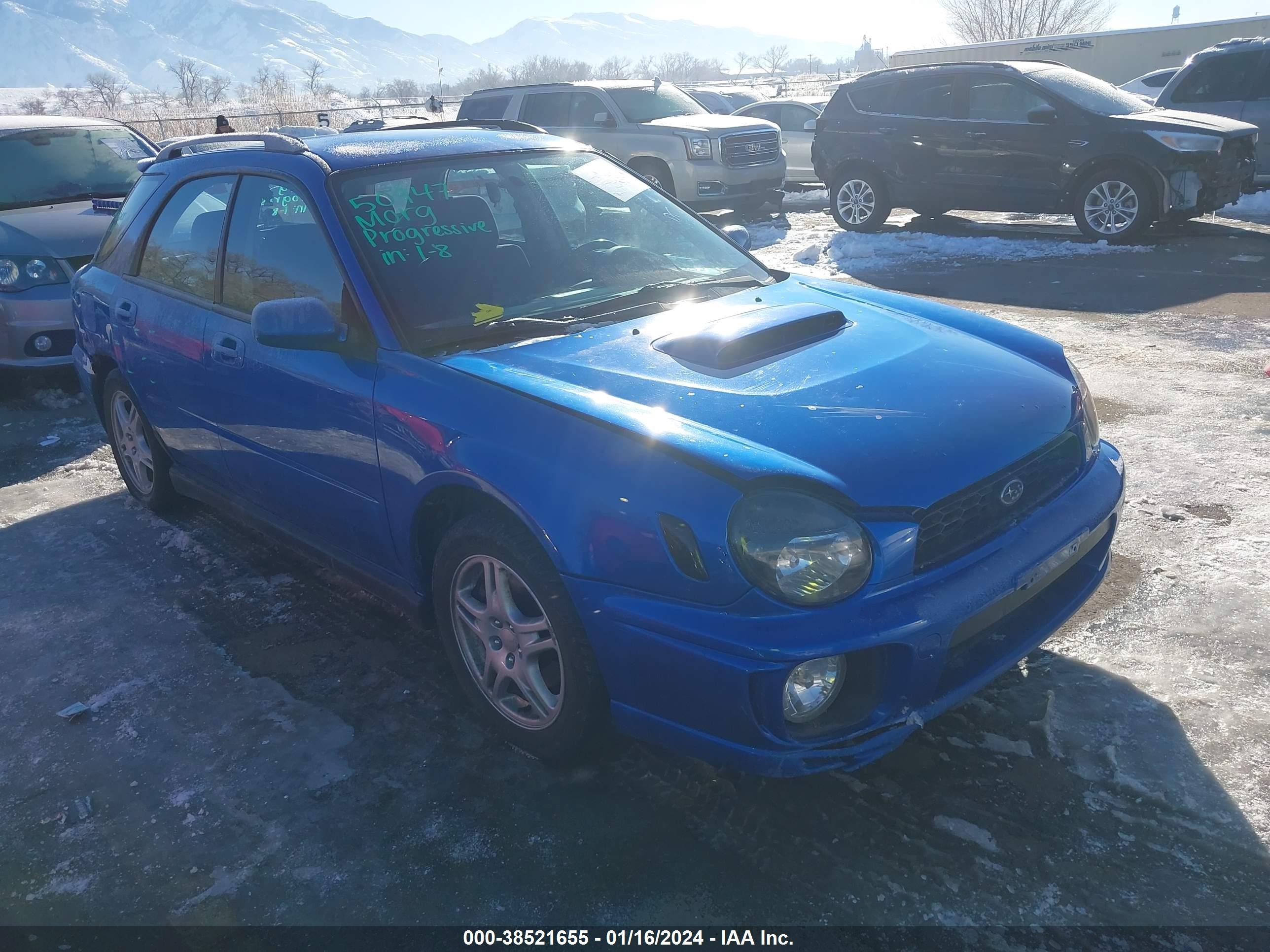 SUBARU IMPREZA 2002 jf1gg296x2g818848