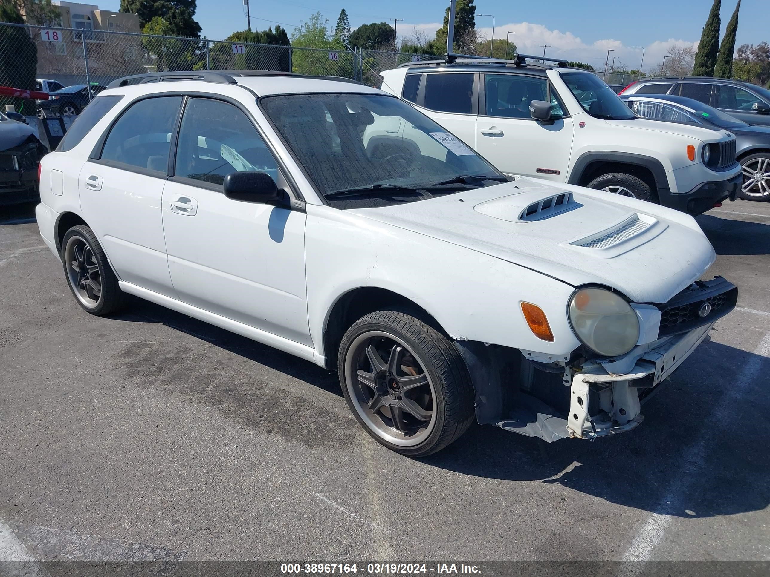 SUBARU IMPREZA 2002 jf1gg65512h818591