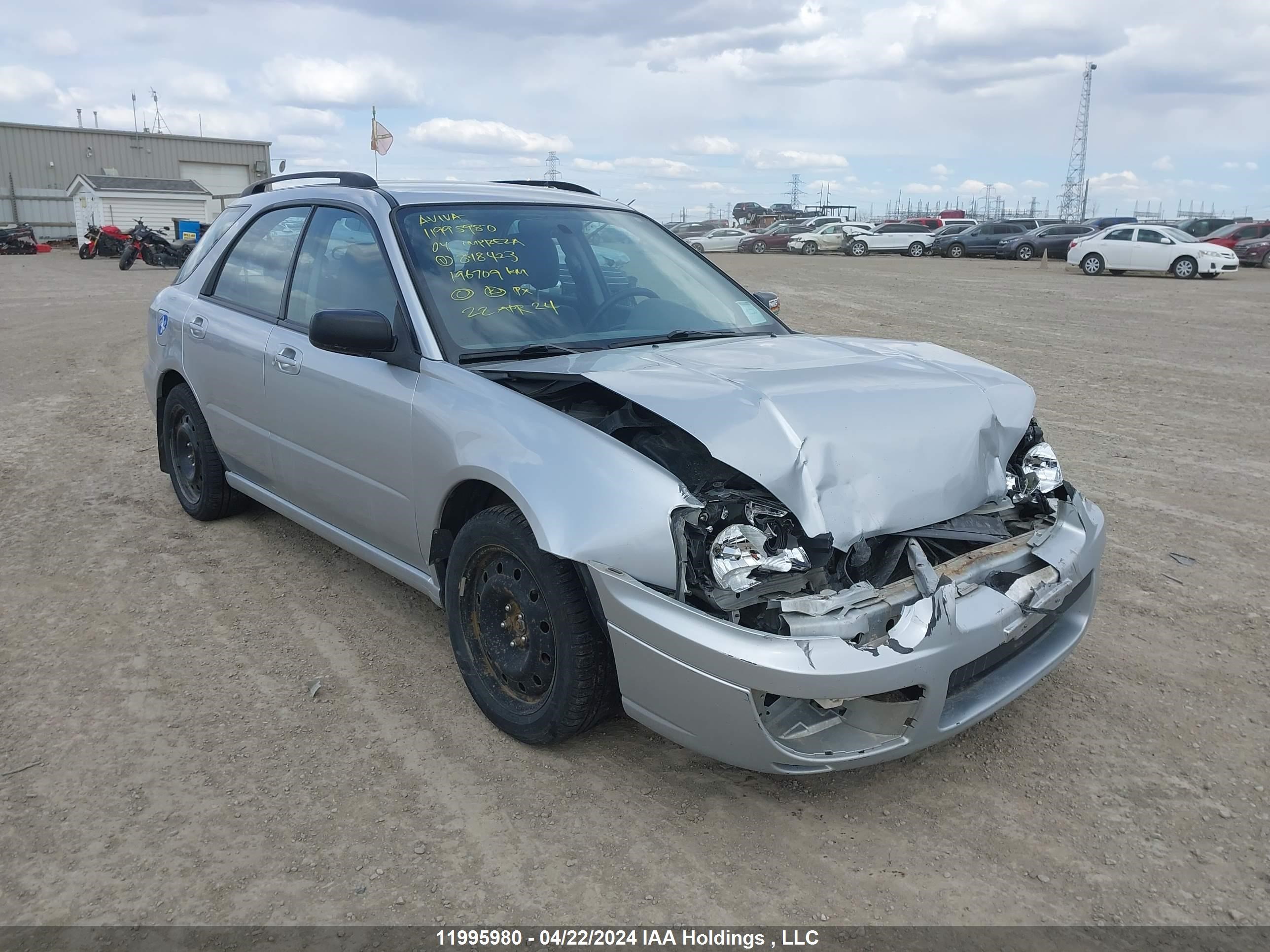 SUBARU IMPREZA 2004 jf1gg65514g818423