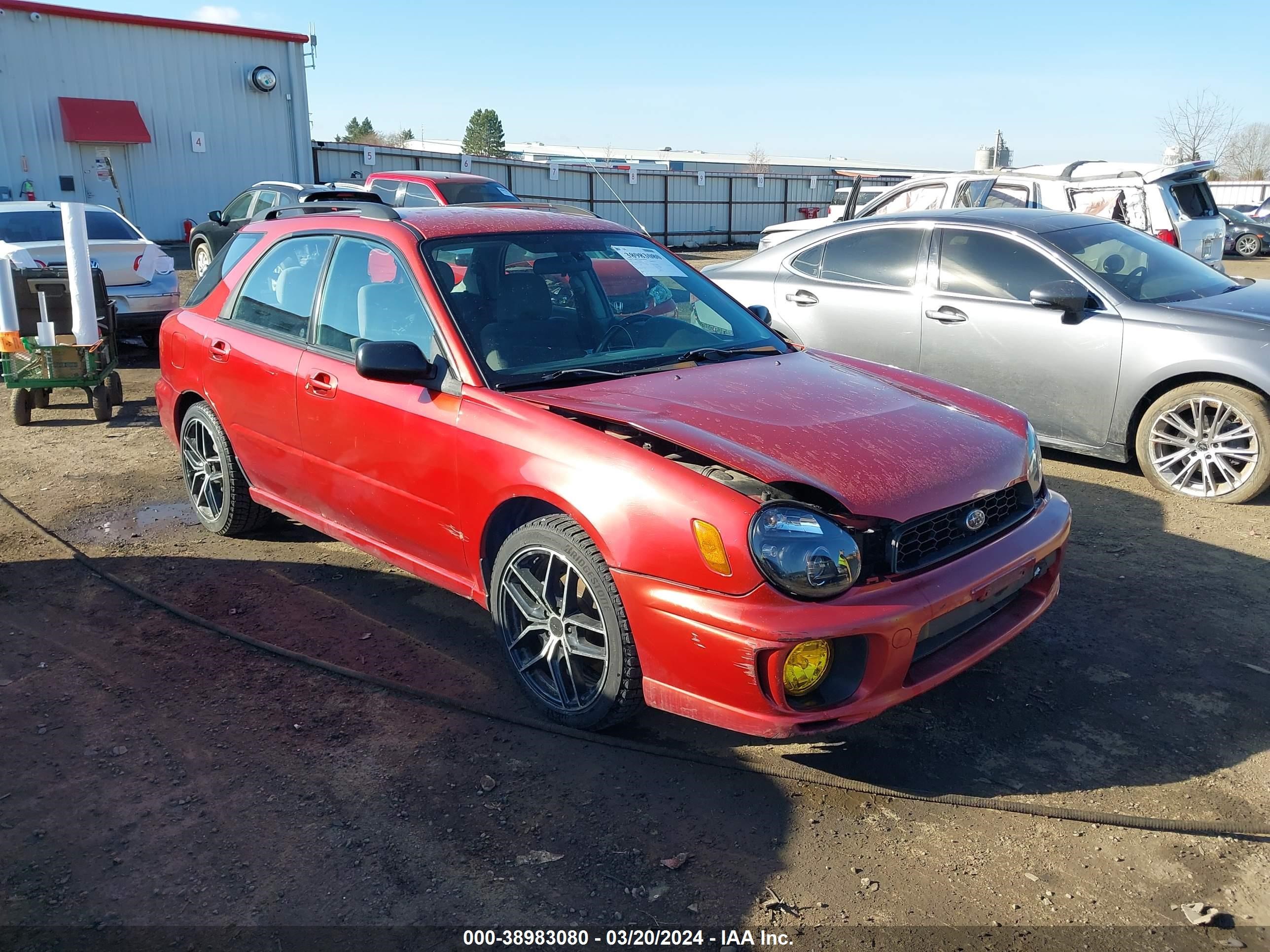 SUBARU IMPREZA 2002 jf1gg655x2h831663