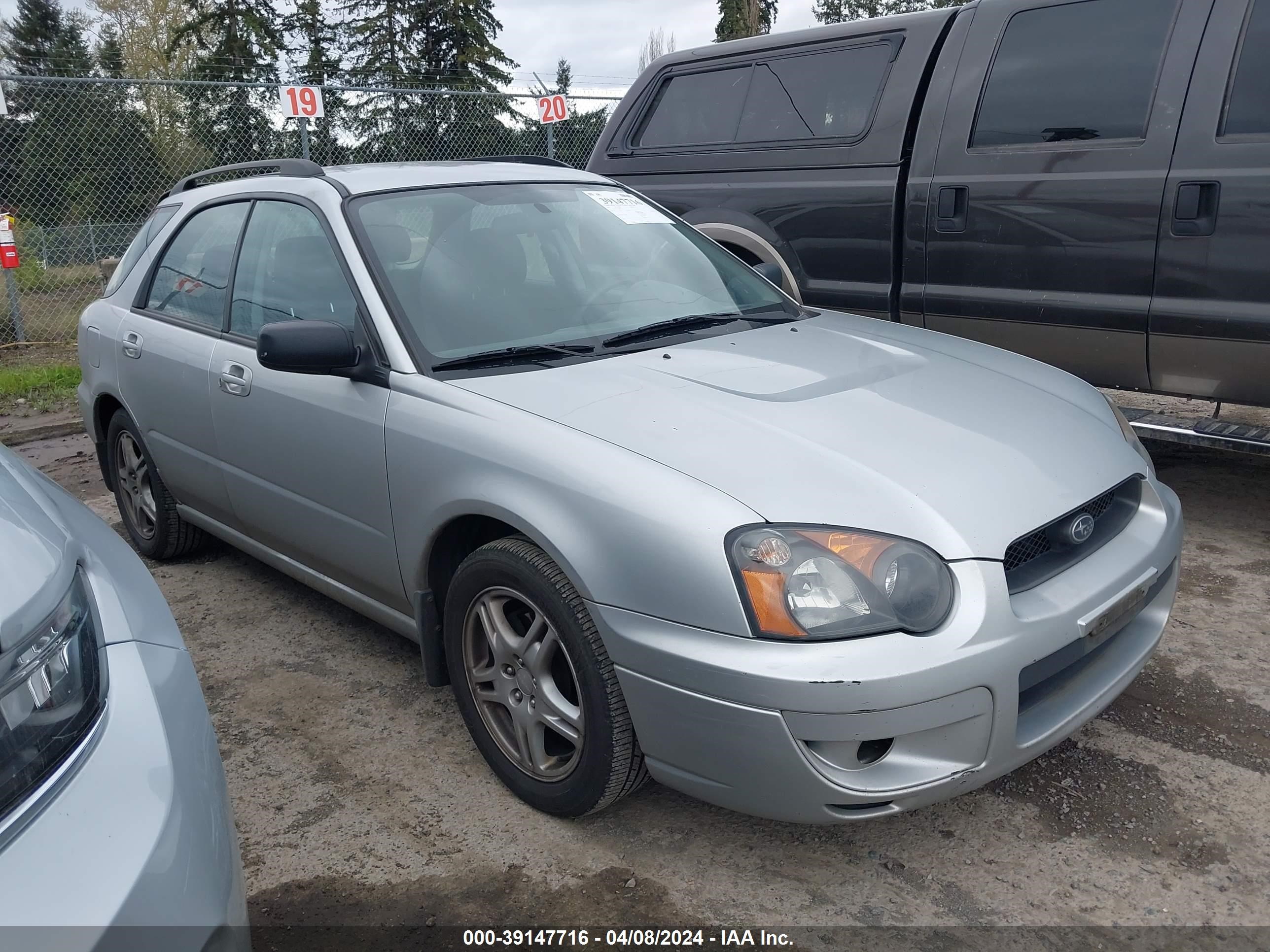 SUBARU IMPREZA 2005 jf1gg67565h811217