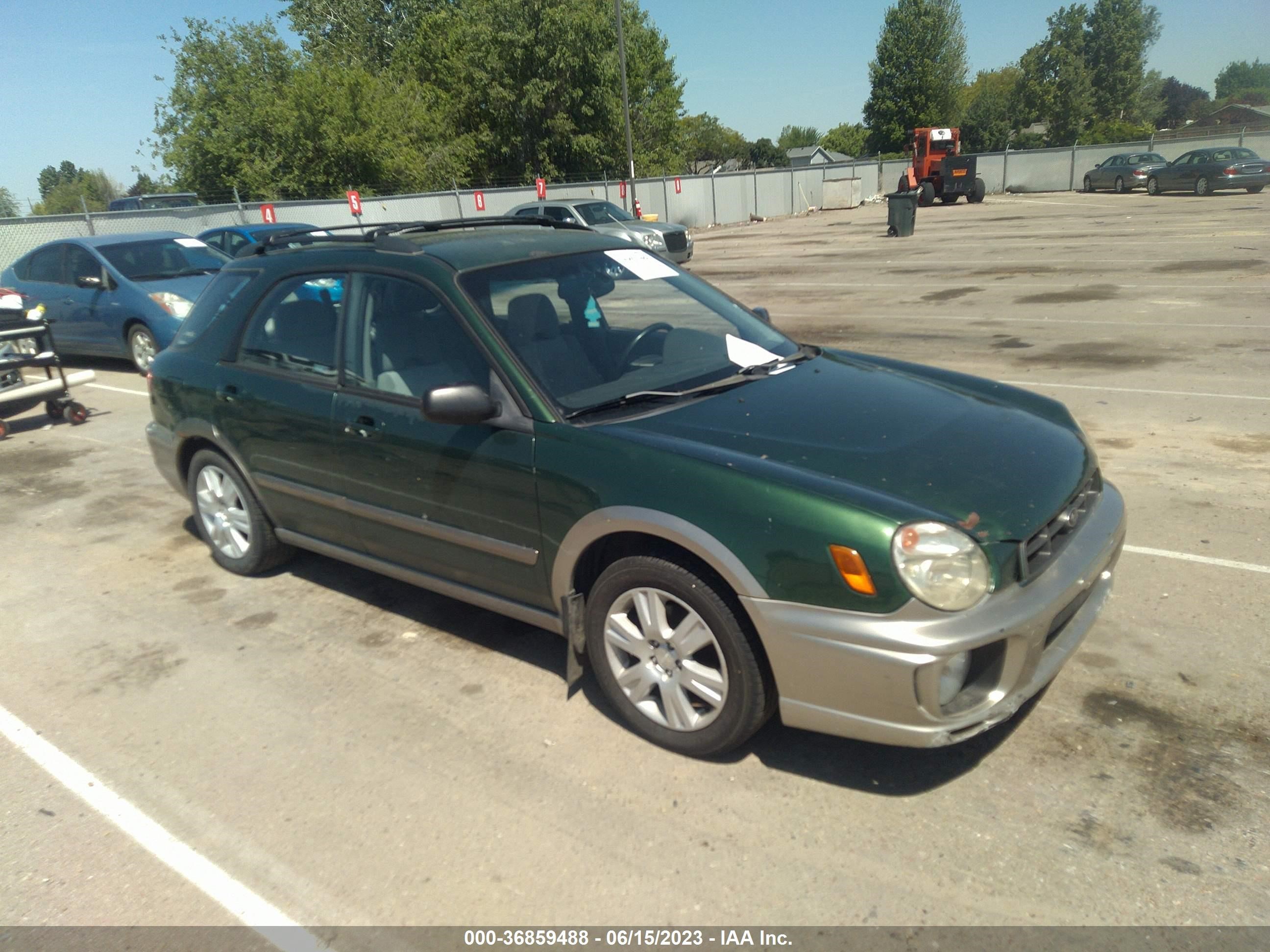 SUBARU IMPREZA 2003 jf1gg68513g801082