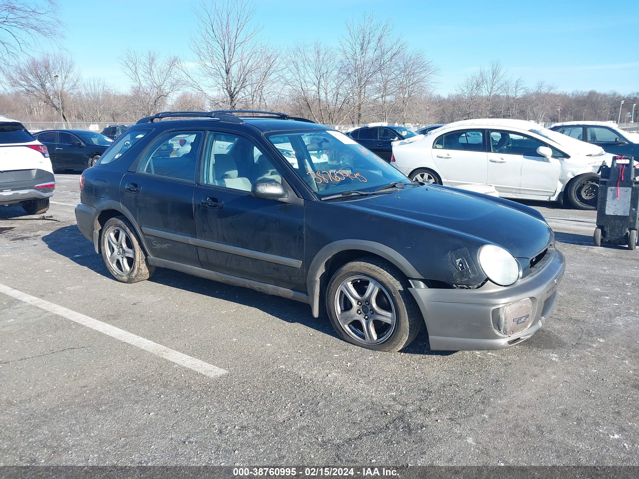 SUBARU IMPREZA 2002 jf1gg68522h800063