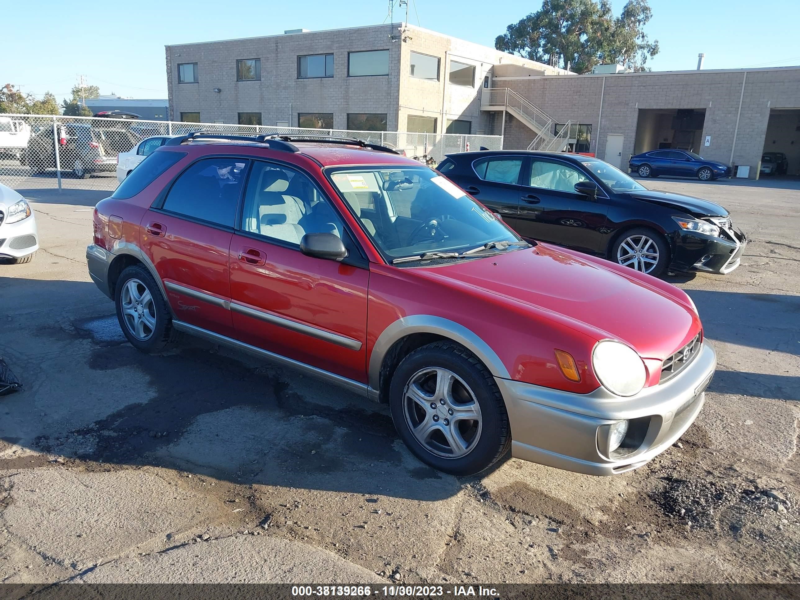 SUBARU IMPREZA 2002 jf1gg68592h815580