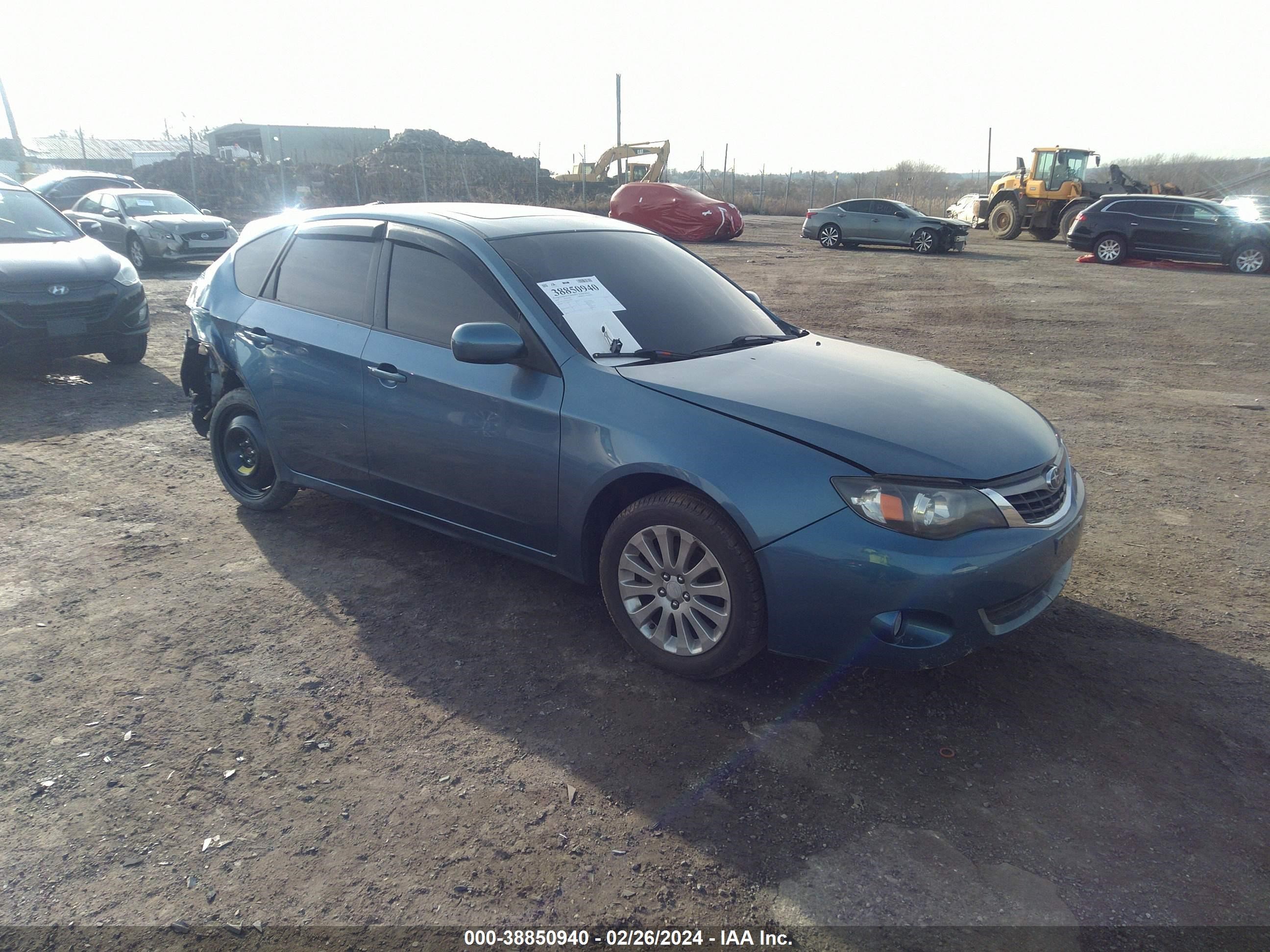 SUBARU IMPREZA 2009 jf1gh60659h809822