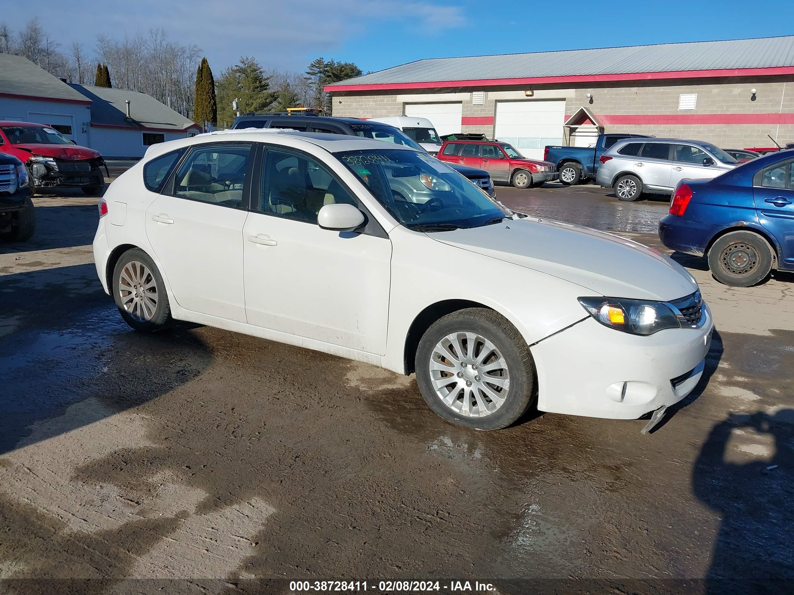 SUBARU IMPREZA 2009 jf1gh60669g812444