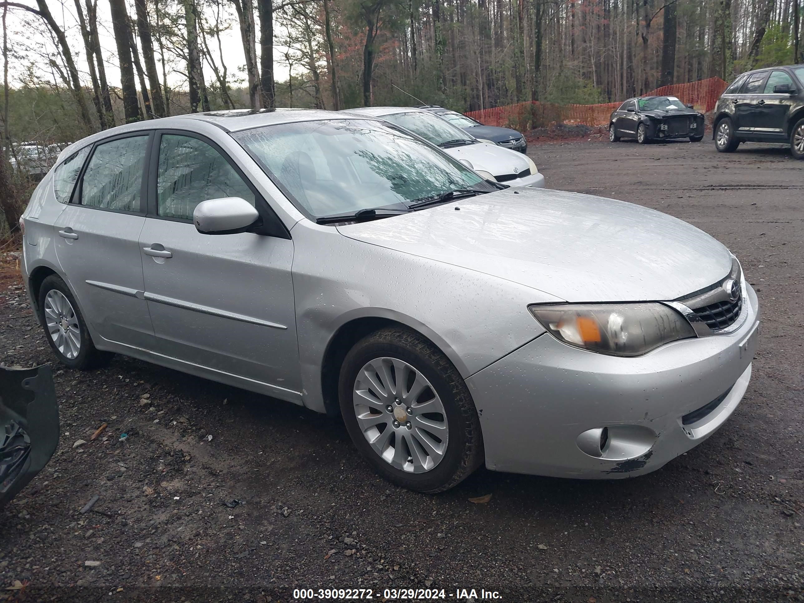 SUBARU IMPREZA 2009 jf1gh606x9h801506