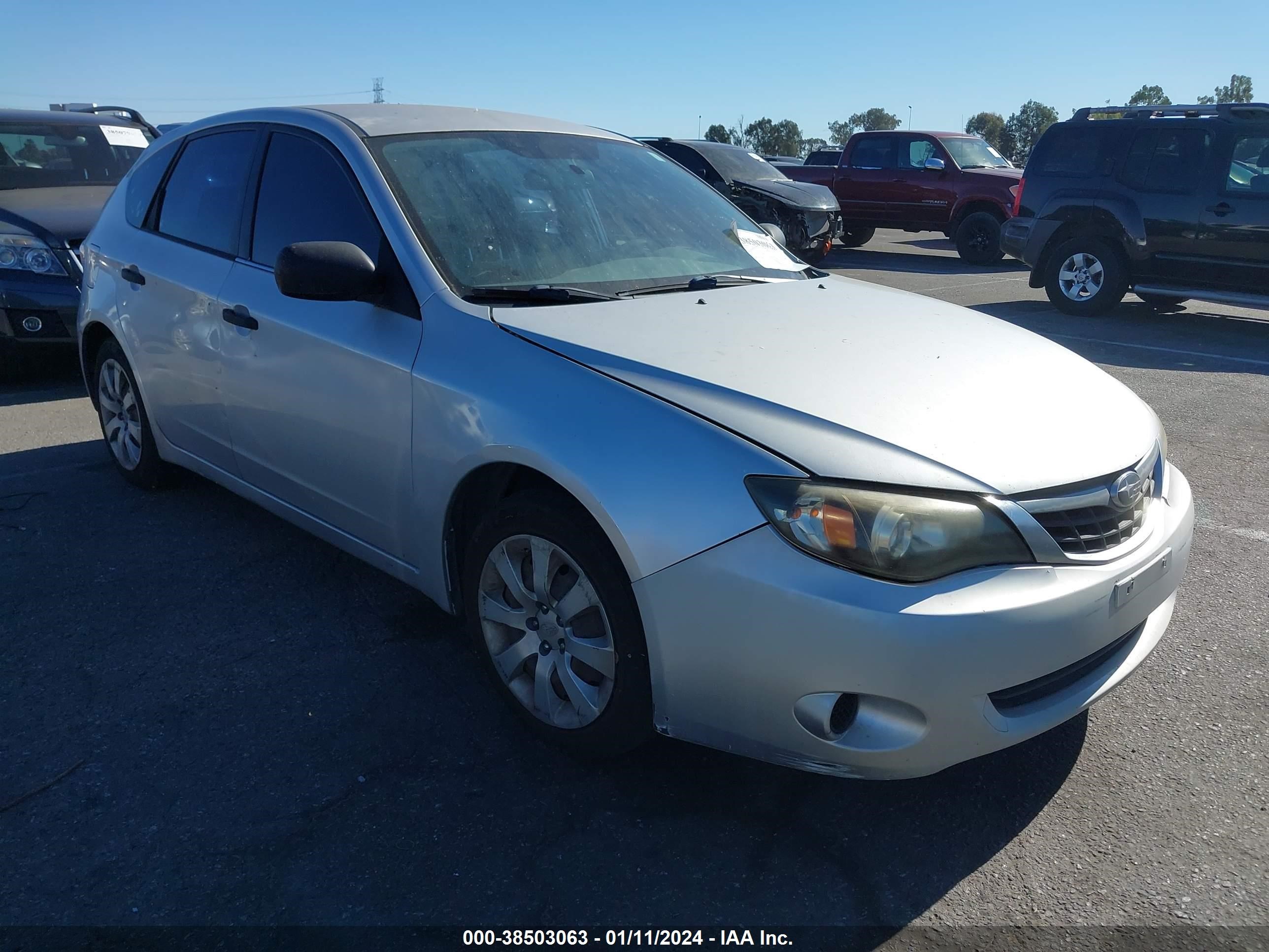 SUBARU IMPREZA 2008 jf1gh61608h805593