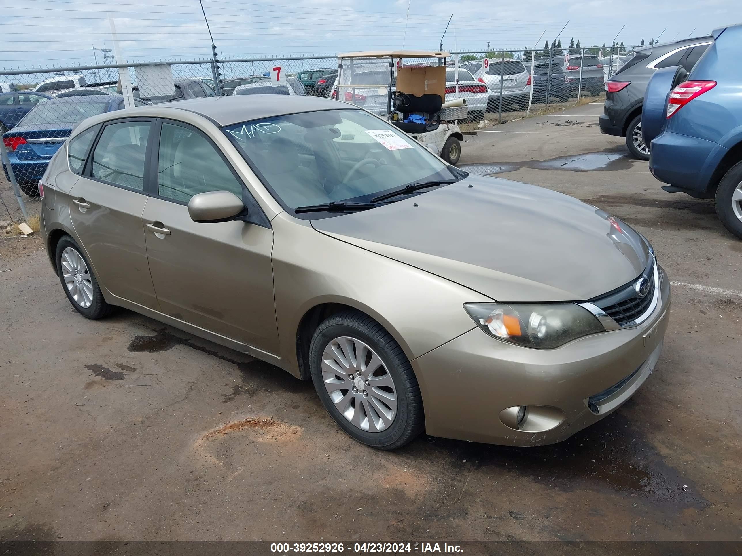 SUBARU IMPREZA 2008 jf1gh61608h805626