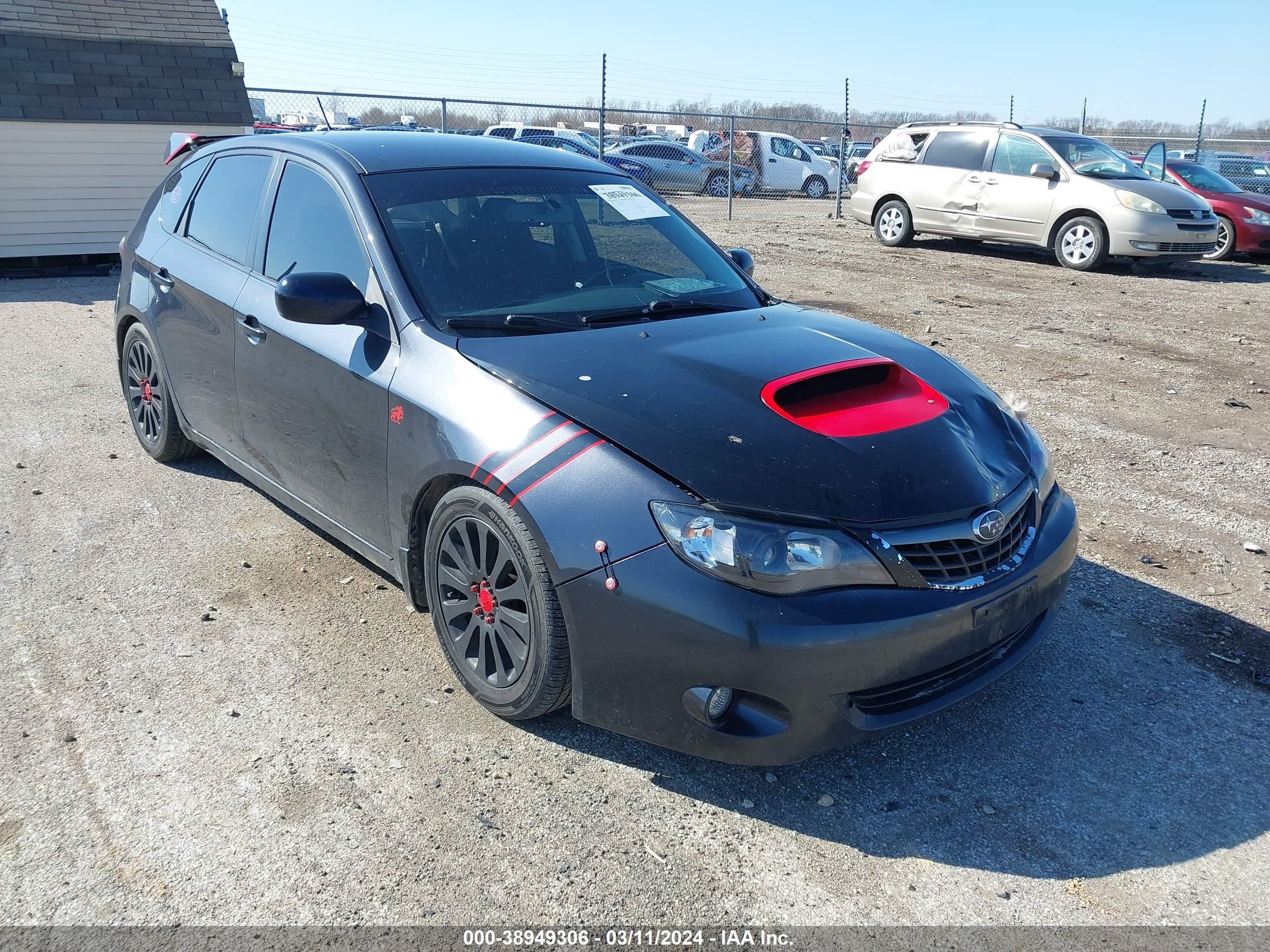 SUBARU IMPREZA 2008 jf1gh61618h814321